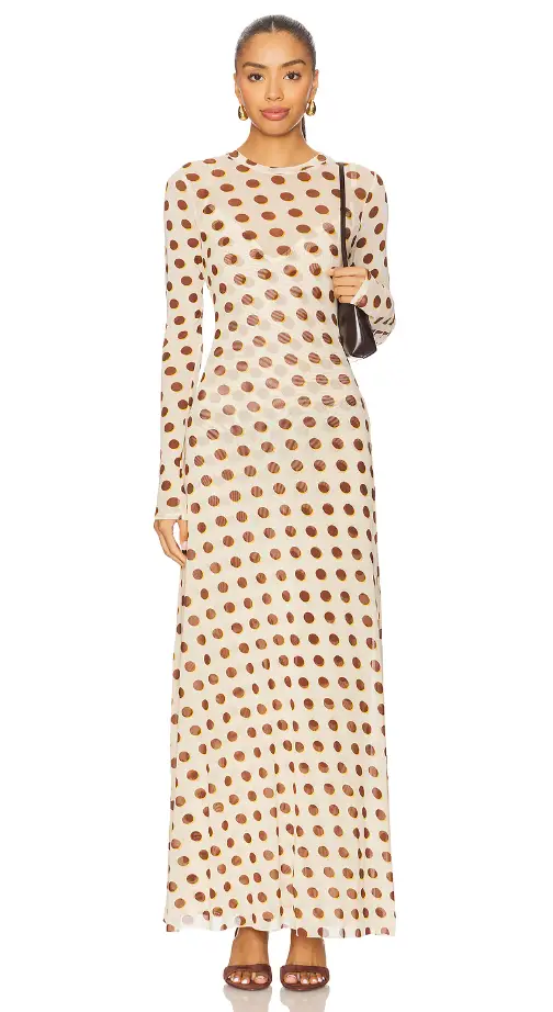 revolve polka dot dress