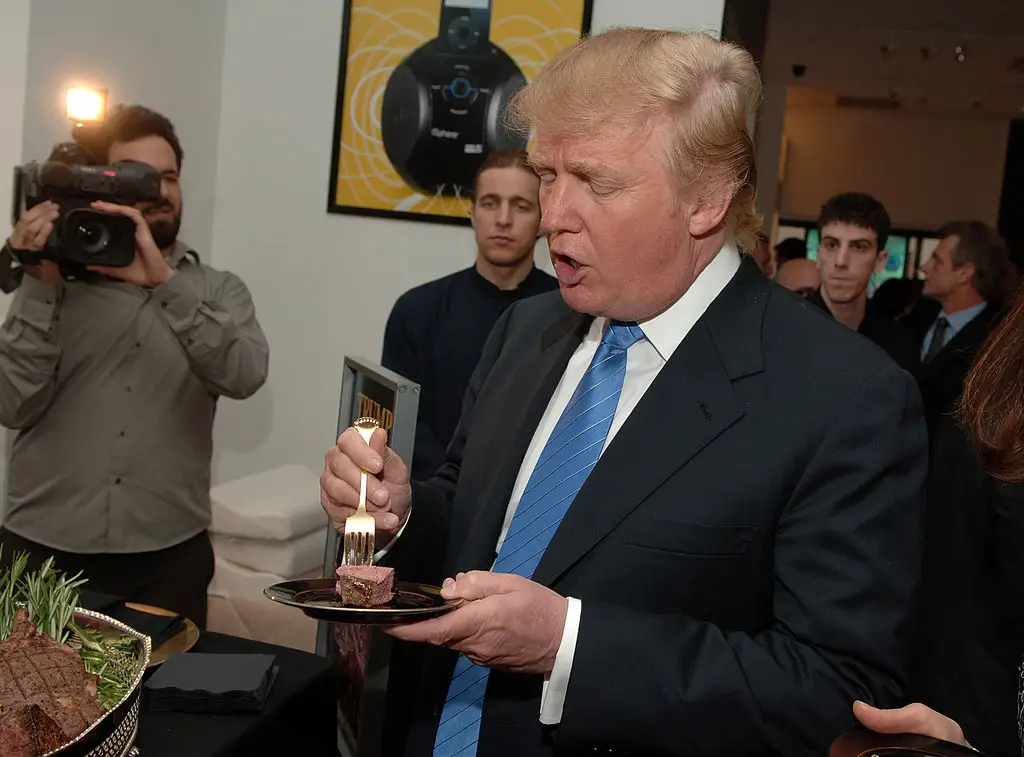 Donald Trump's diet has been revealed (Photo by Stephen Lovekin/WireImage for Hill & Knowlton)