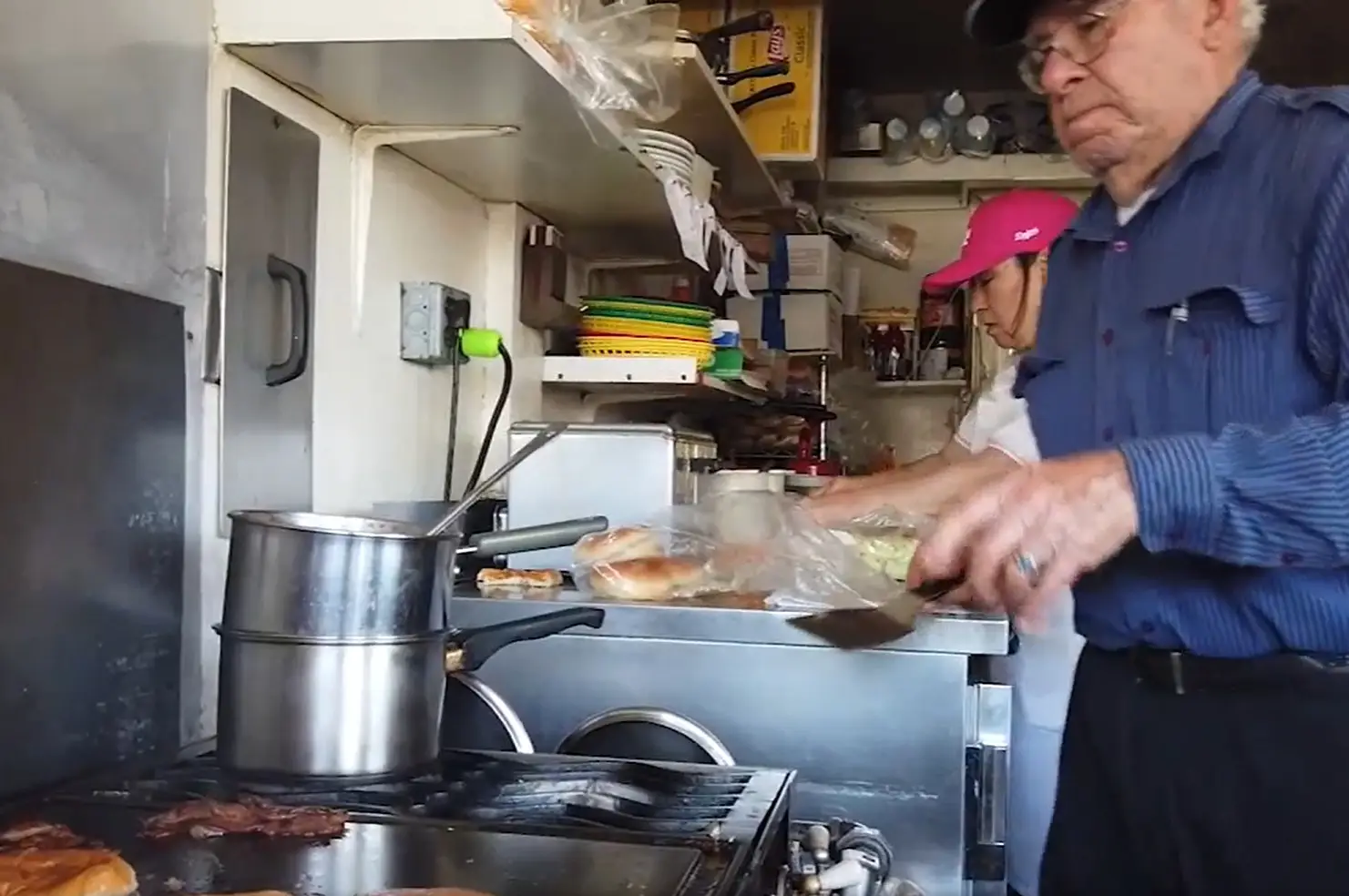 Bill Elwell at work (ABC)