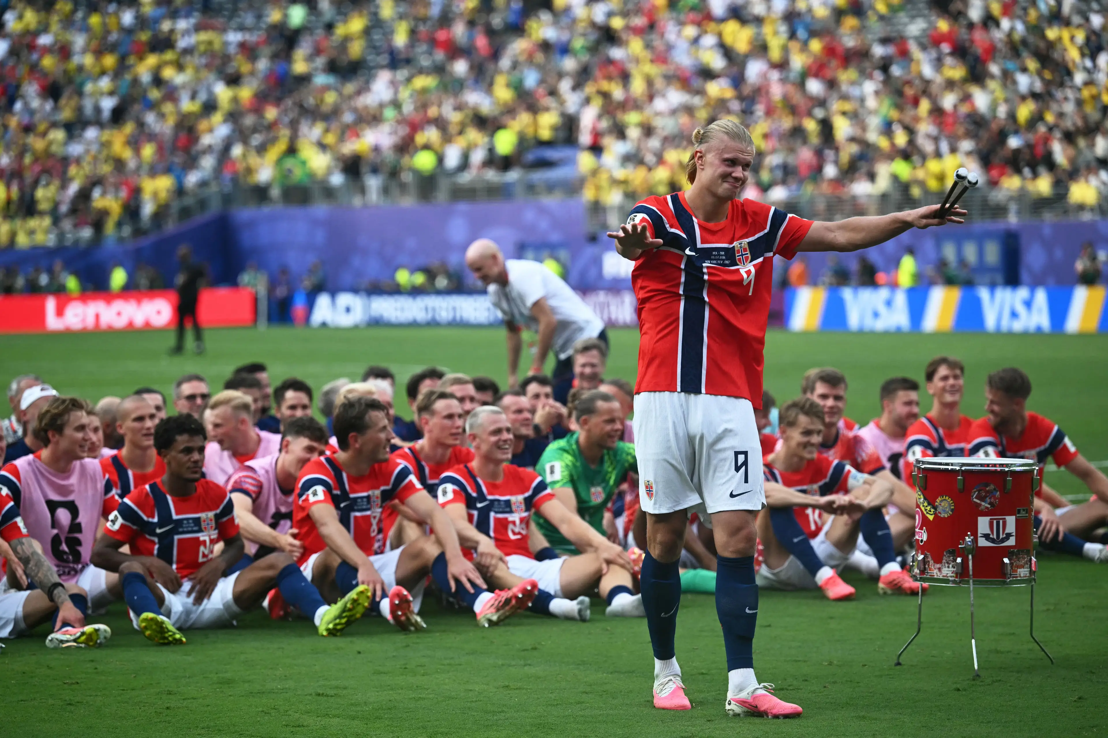 Norway will face England in the World Cup QF (MAURO PIMENTEL / AFP via Getty Images)