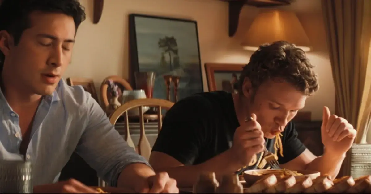 The sports drama features different foods, such as pasta, smoothies, and tuna melts (HBO)