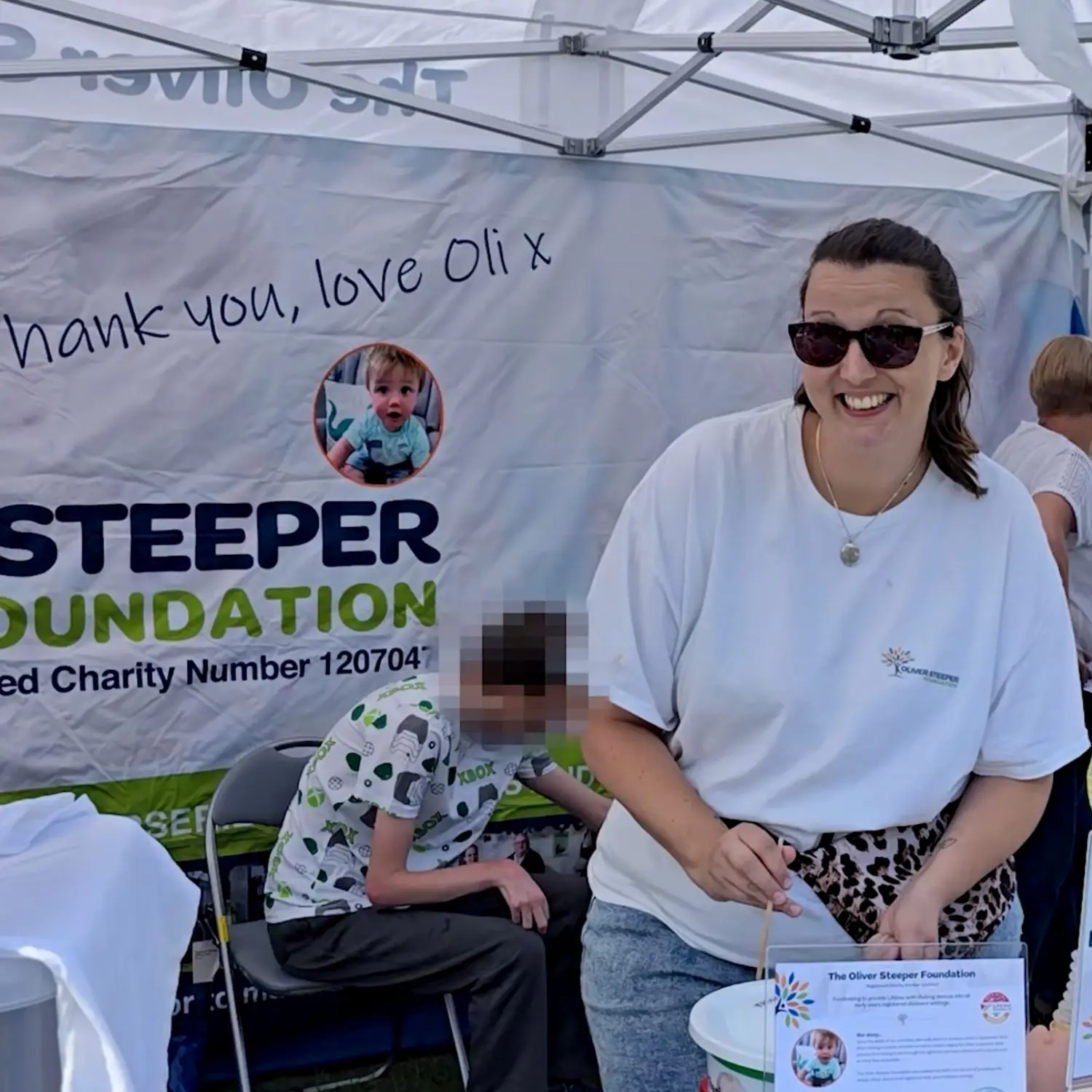 The Oliver Steeper Foundation has raised over £14,000 since it was set up last year (YouTube/The Oliver Steeper Foundation)