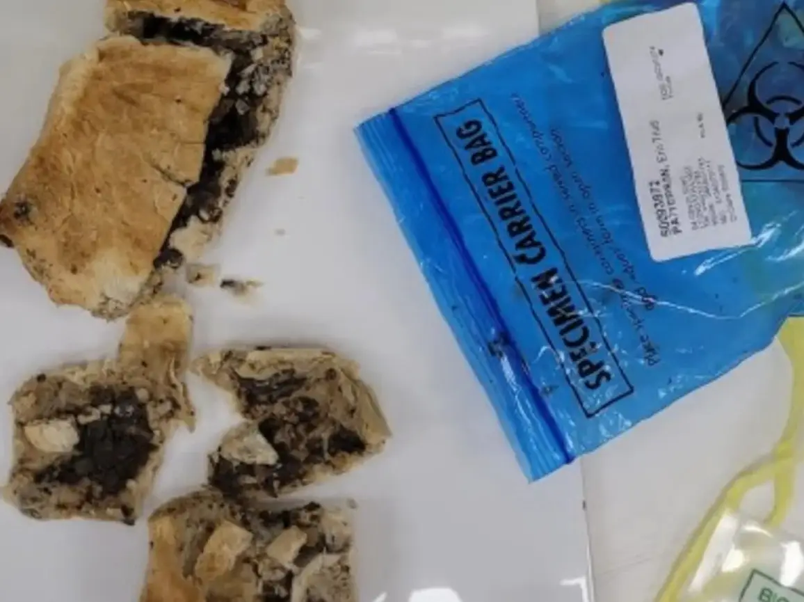 The remains of the poisoned meal served to Patterson's victims (Victoria Supreme Court)