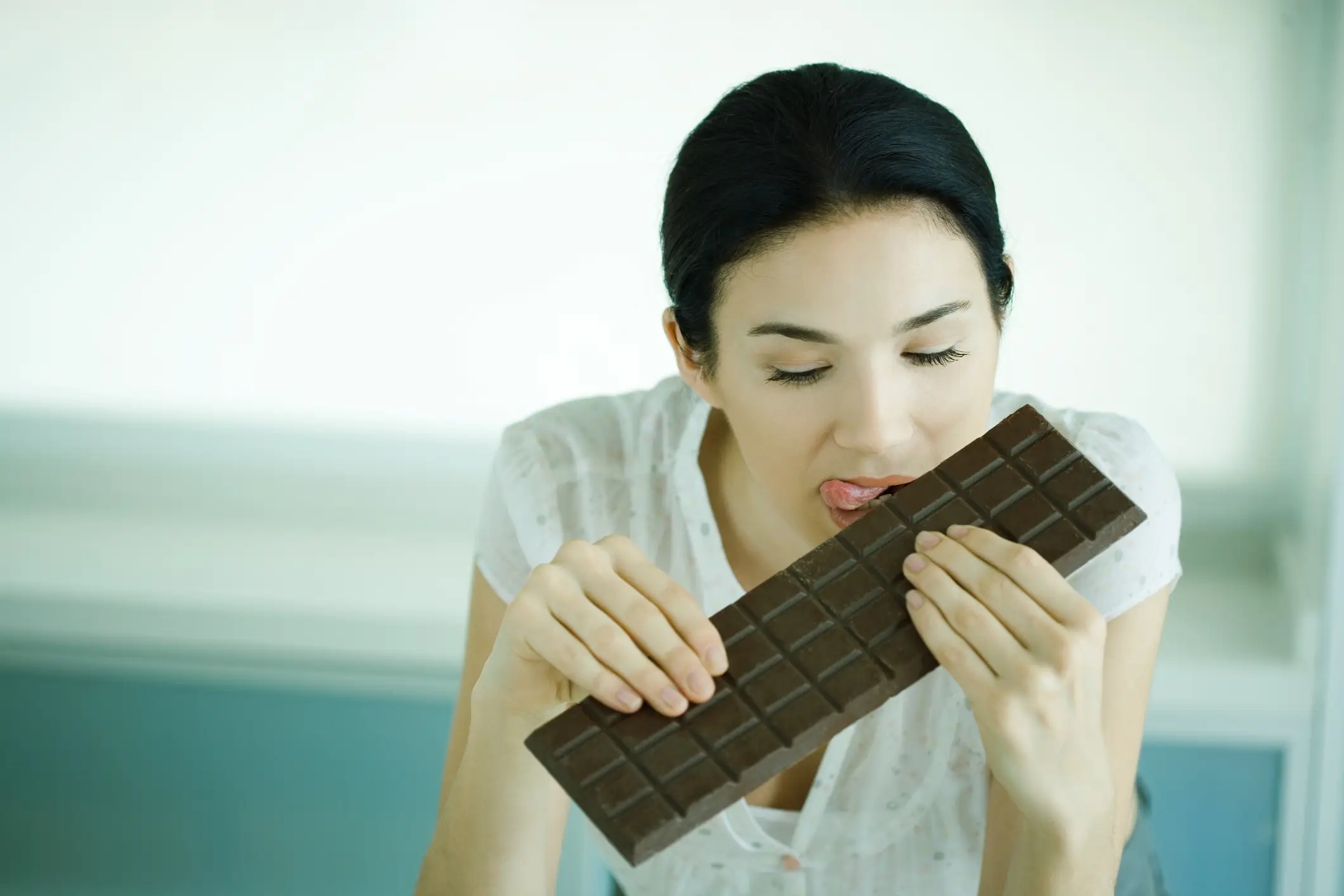 If you want to increase your dark chocolate dosage, who's to stop you? (PhotoAlto/Laurence Mouton/Getty Images)