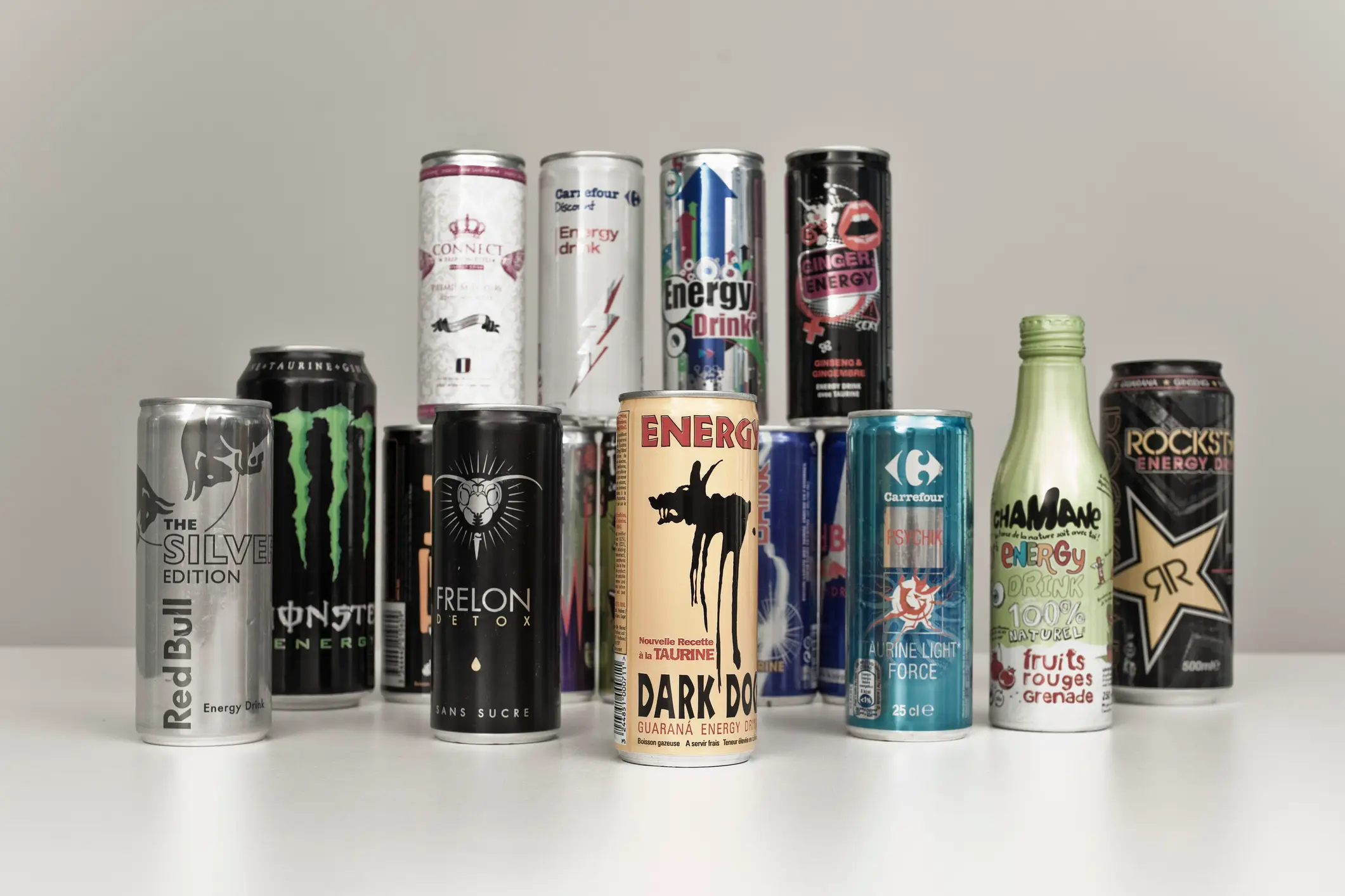 The caffeine content in energy drinks is around two to three times that of the average coffee (Stephane Grangier/Getty Images)