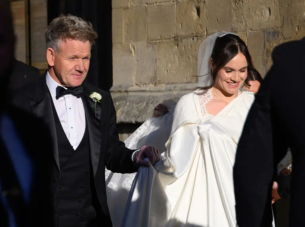 Ramsay posted about the proud moment he had walking his daughter down the isle (Karwai Tang/Getty Images)