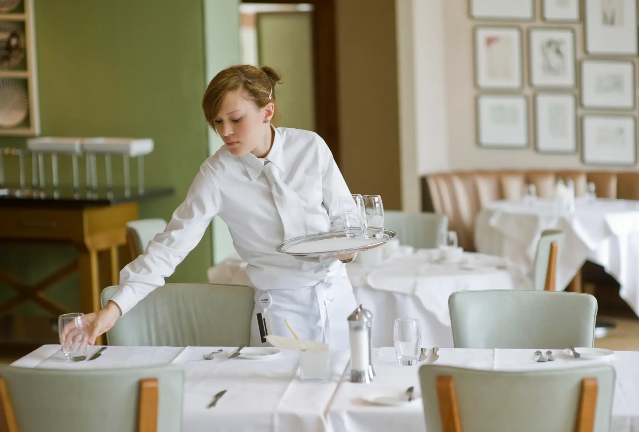 Working in a restaurant can be a high-stress job (Reza Estakhrian/Getty Images)