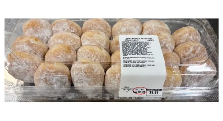 The $9.99 bakery good was accidentally filled with chocolate hazelnut instead of caramel (Costco)