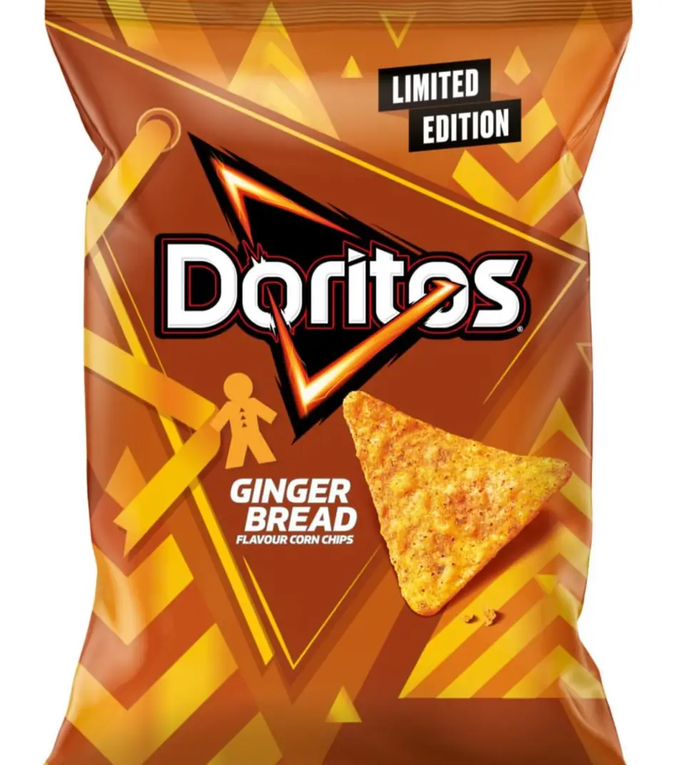 Yes that's right, gingerbread flavoured Doritos (Doritos)