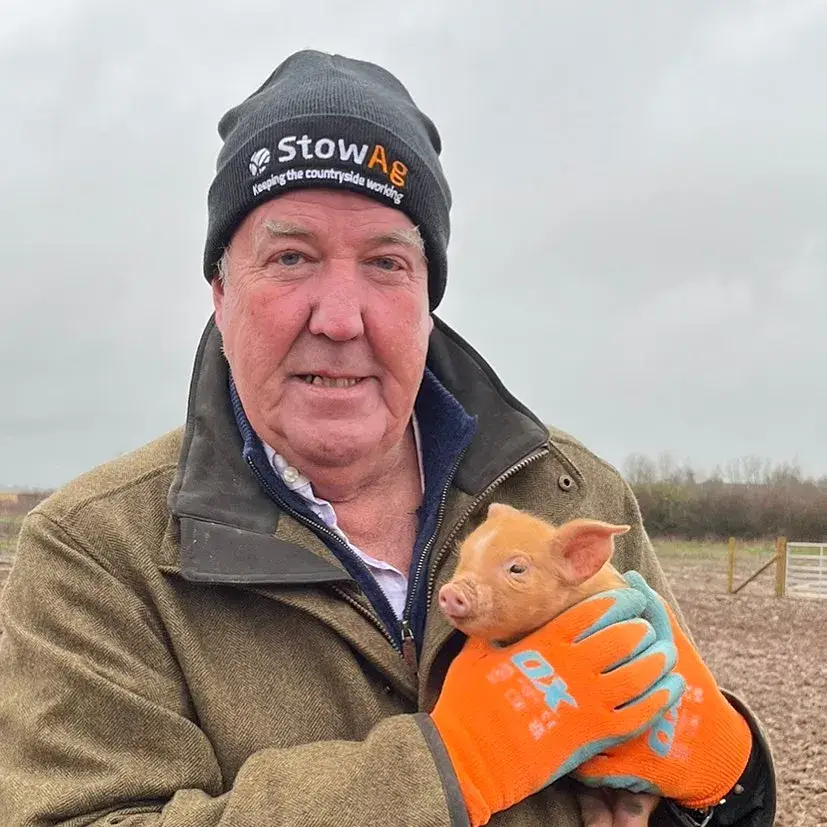 Clarkson's previously-professed love for swine was questioned (Instagram/@jeremyclarkson)