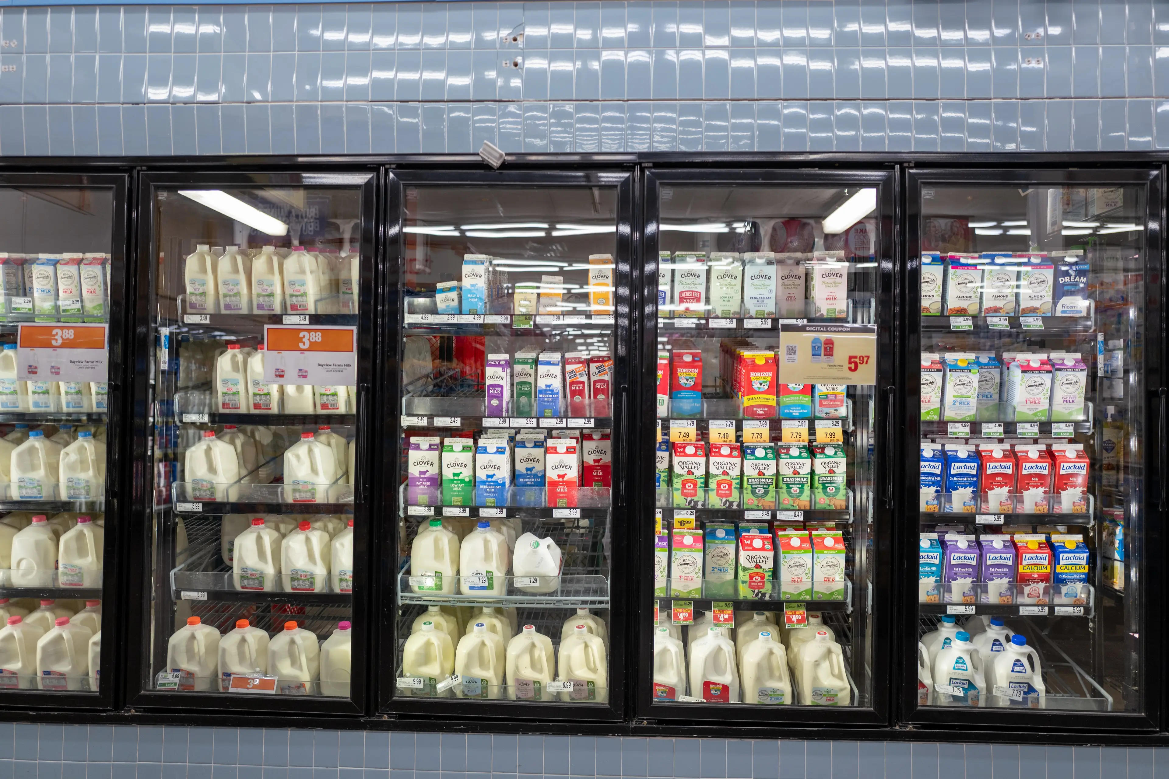Minimally processed foods, such as milk, will all carry the symbol (Smith Collection/Gado/Getty Images)