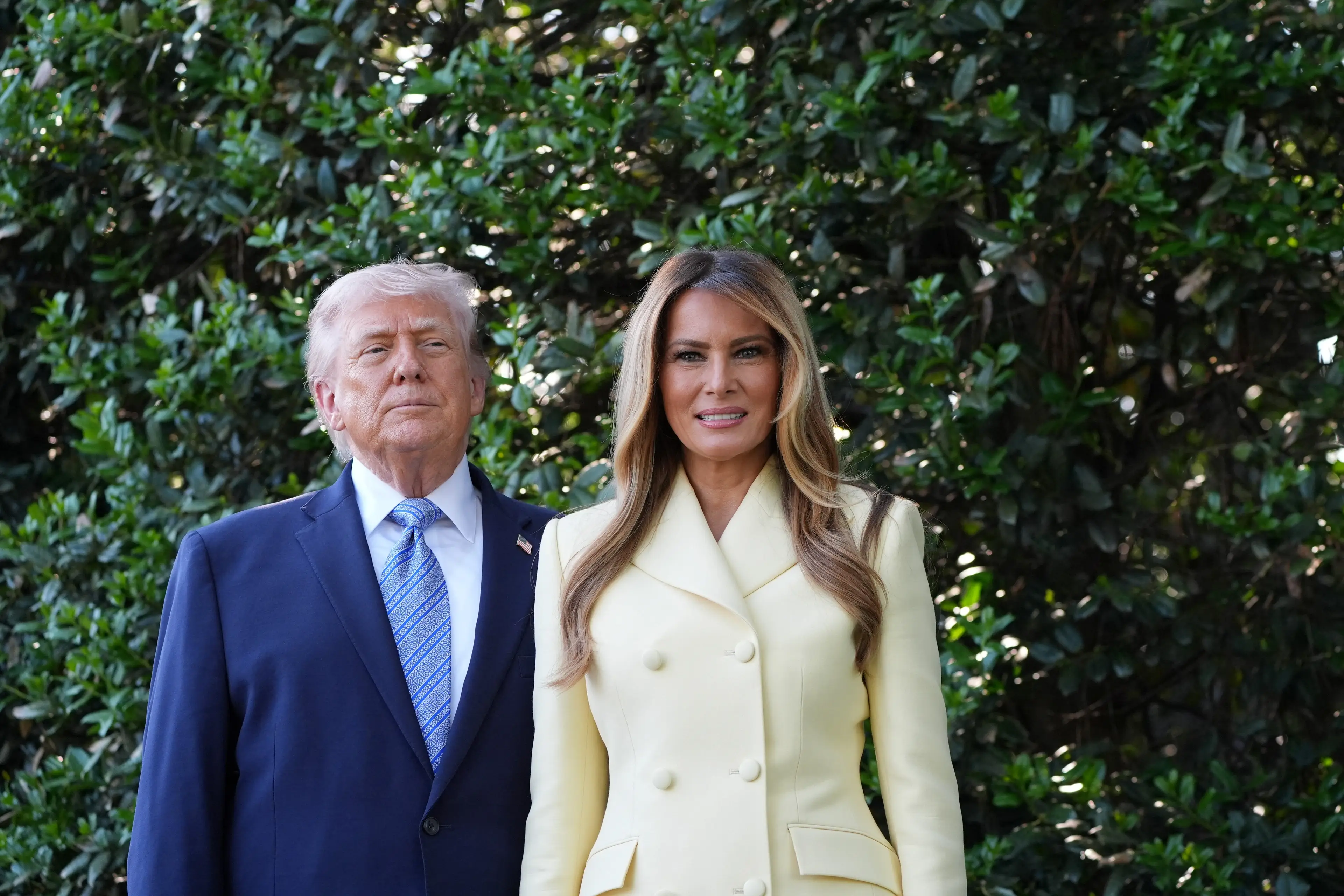 Melania may not be over the moon (Alex Brandon / POOL / AFP via Getty Images)