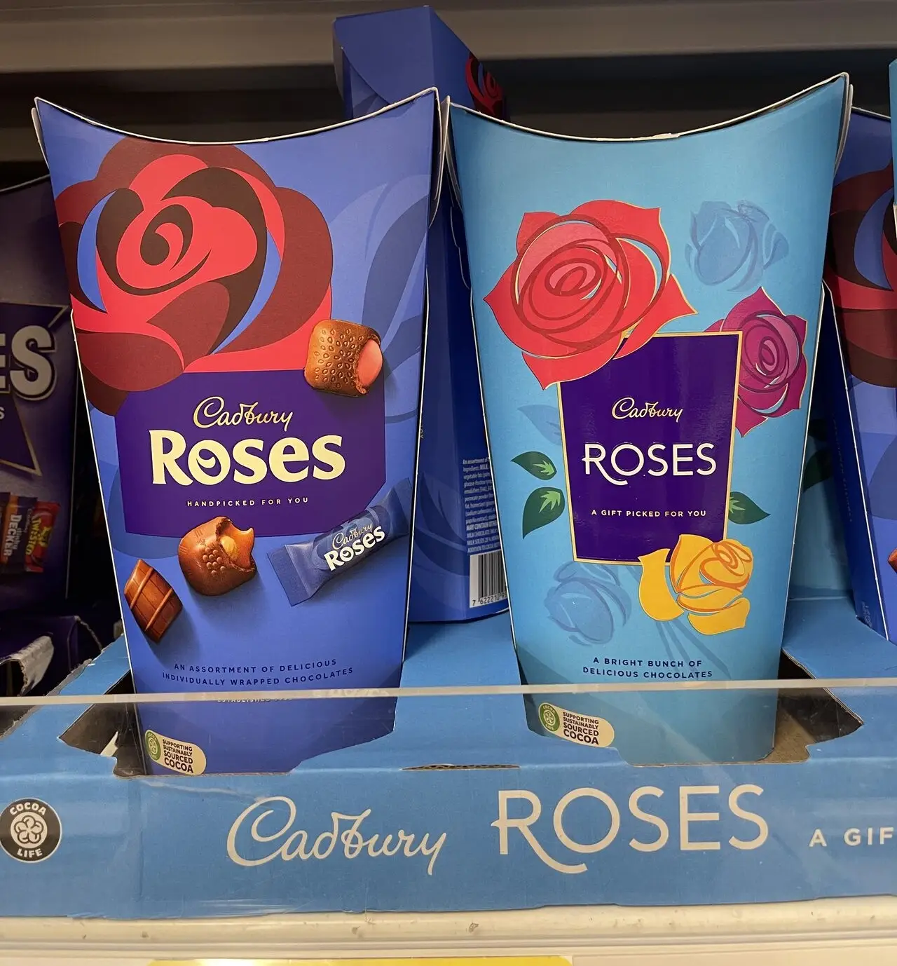 Cadbury’s refreshed Roses packaging has sparked debate over modern design versus nostalgic charm (LinkedIn/Because of Marketing)