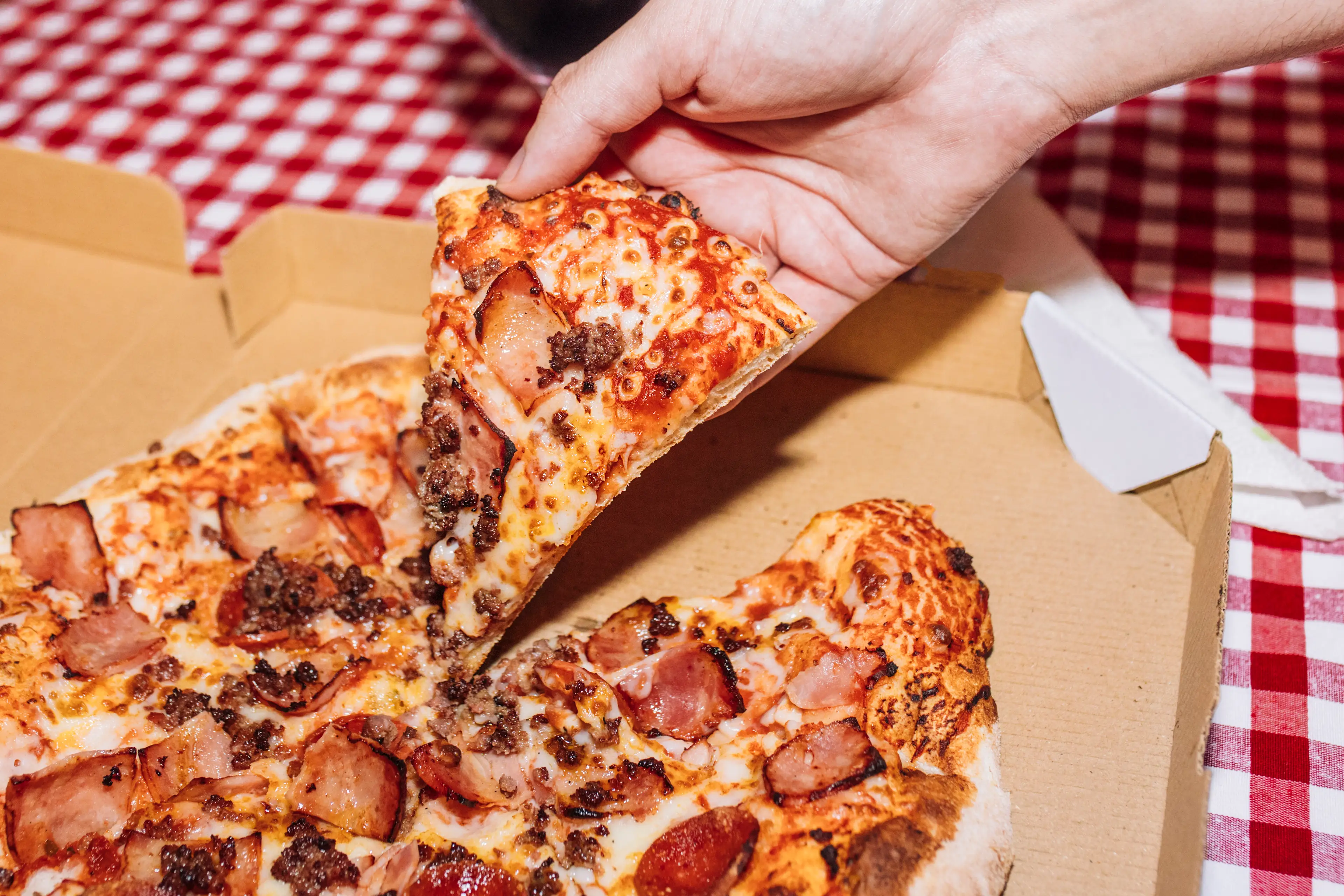 Fatty foods include fast-food favourites like loaded pizzas (Getty Stock Image)
