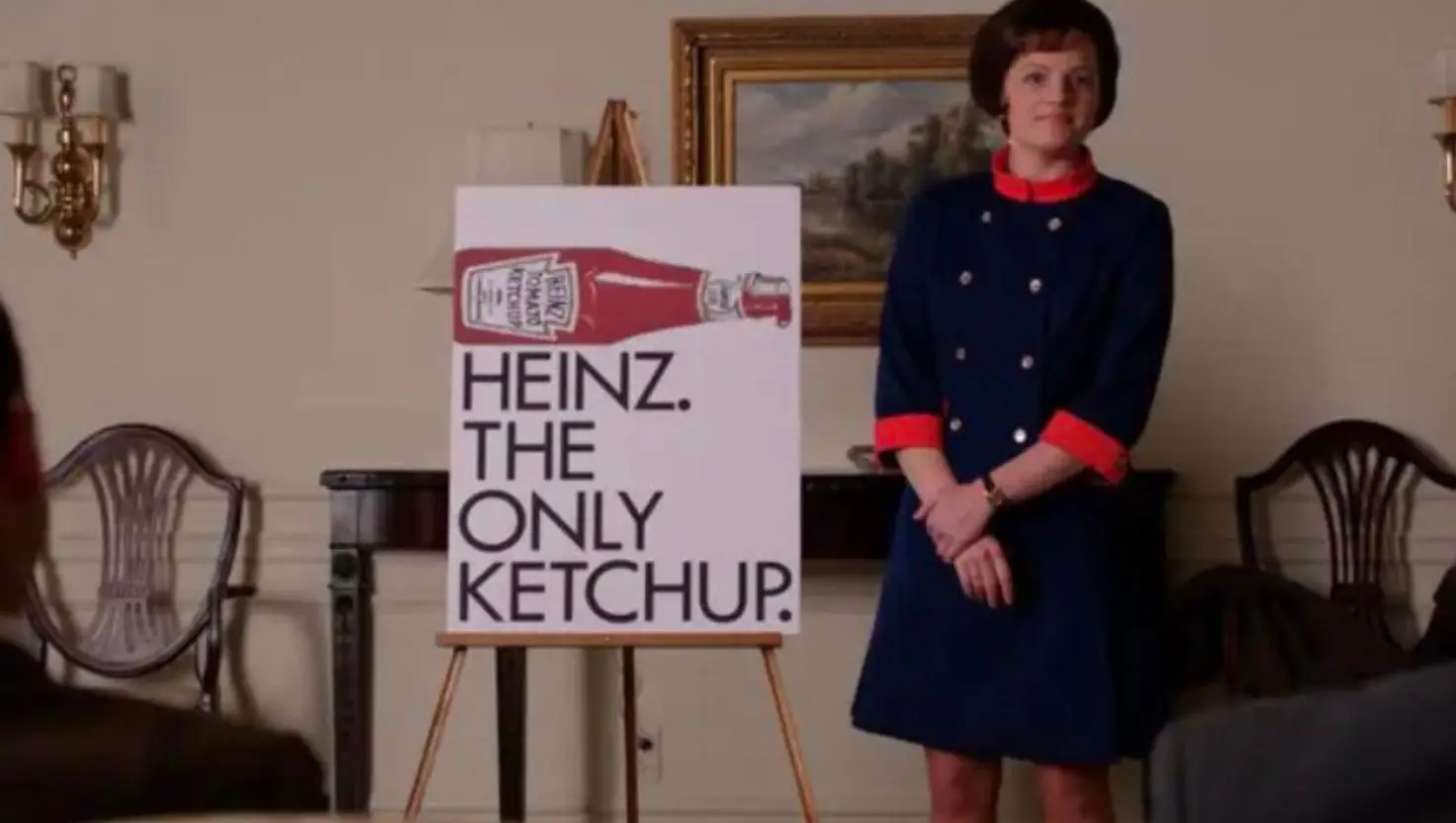 Peggy's pitch wasn't selected either, with Heinz executives going with a rival firm (AMC)
