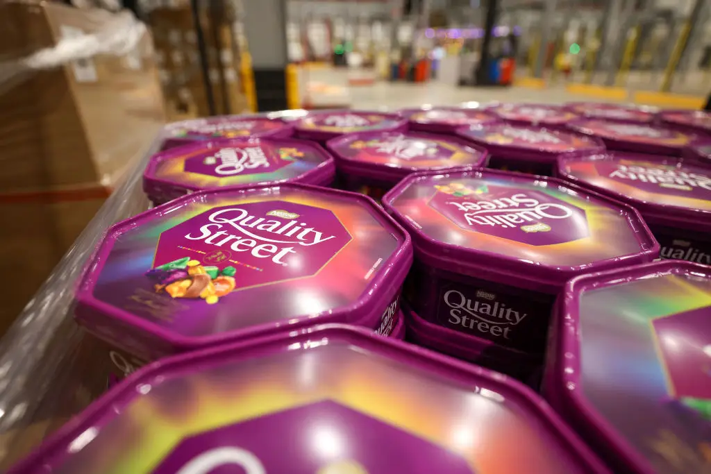 Fans have been comparing the M&S chocolates to the Quality Street tubs (Chris Ratcliffe/Bloomberg via Getty Images)