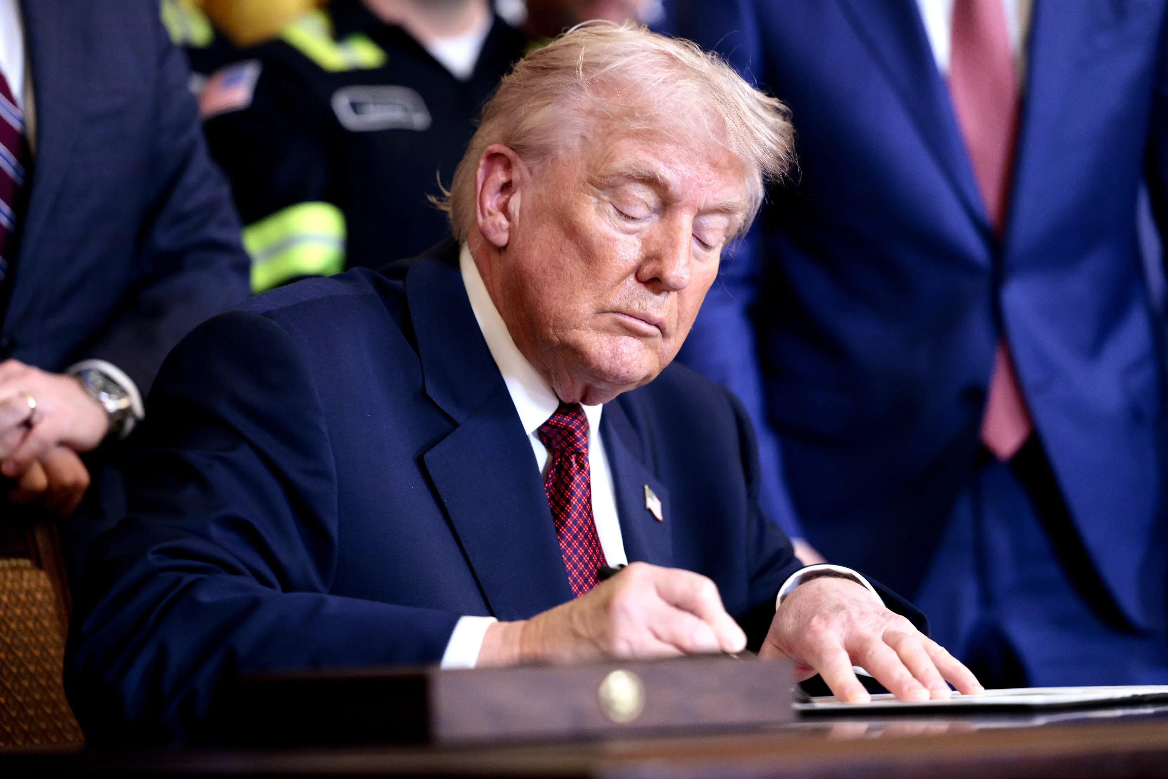 Trump's EO is designed to protect farmers and the United States food supply (Shawn Thew/EPA/Bloomberg via Getty Images)