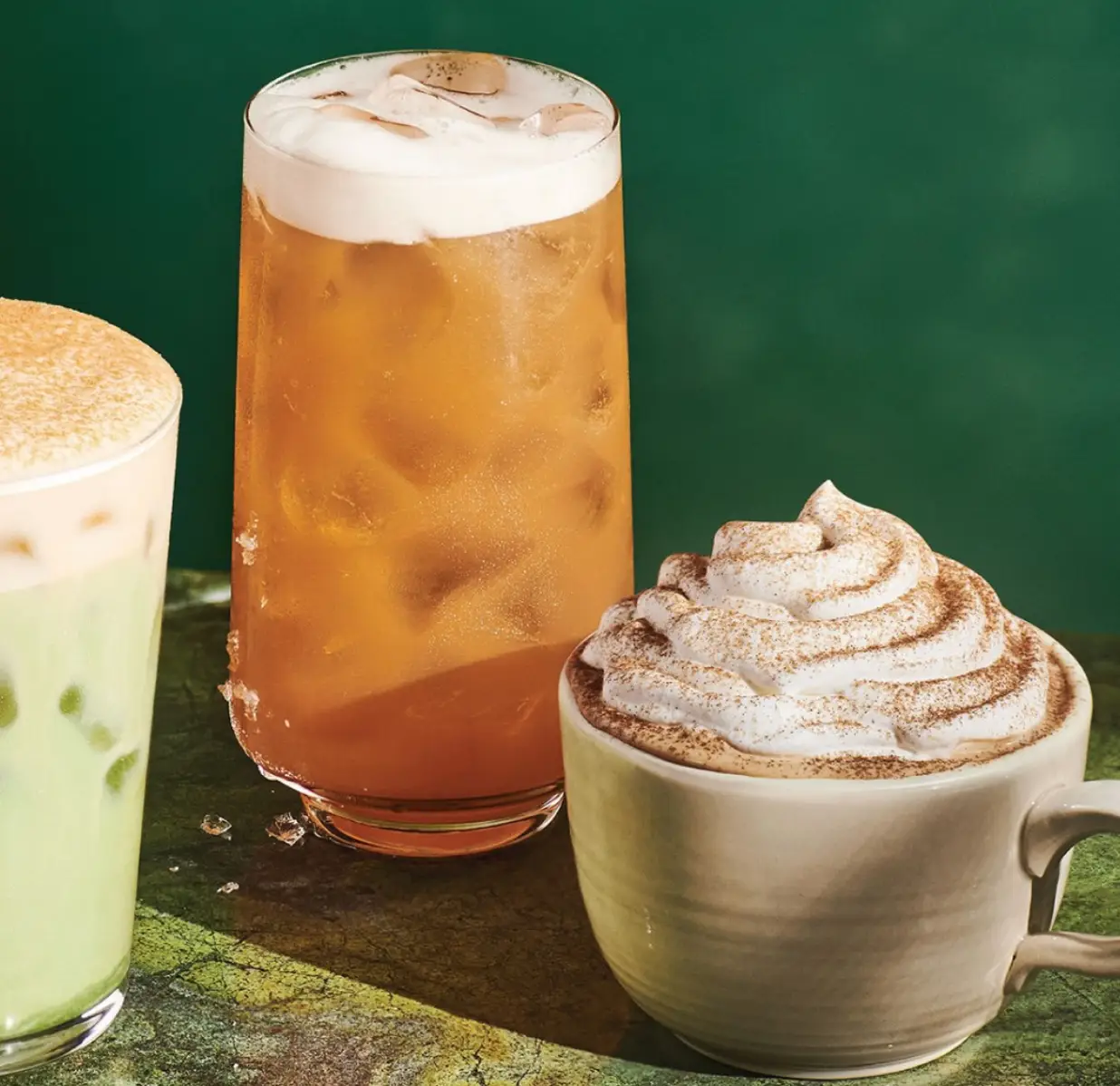 The 'Chaider' cam be purchased hot or cold (Starbucks)