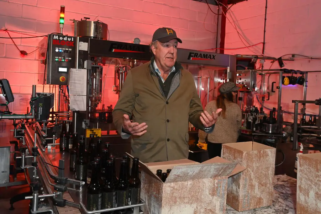 Clarkson has his own range of beer, including Hawkstone Lager (Dave Benett via Getty Images)