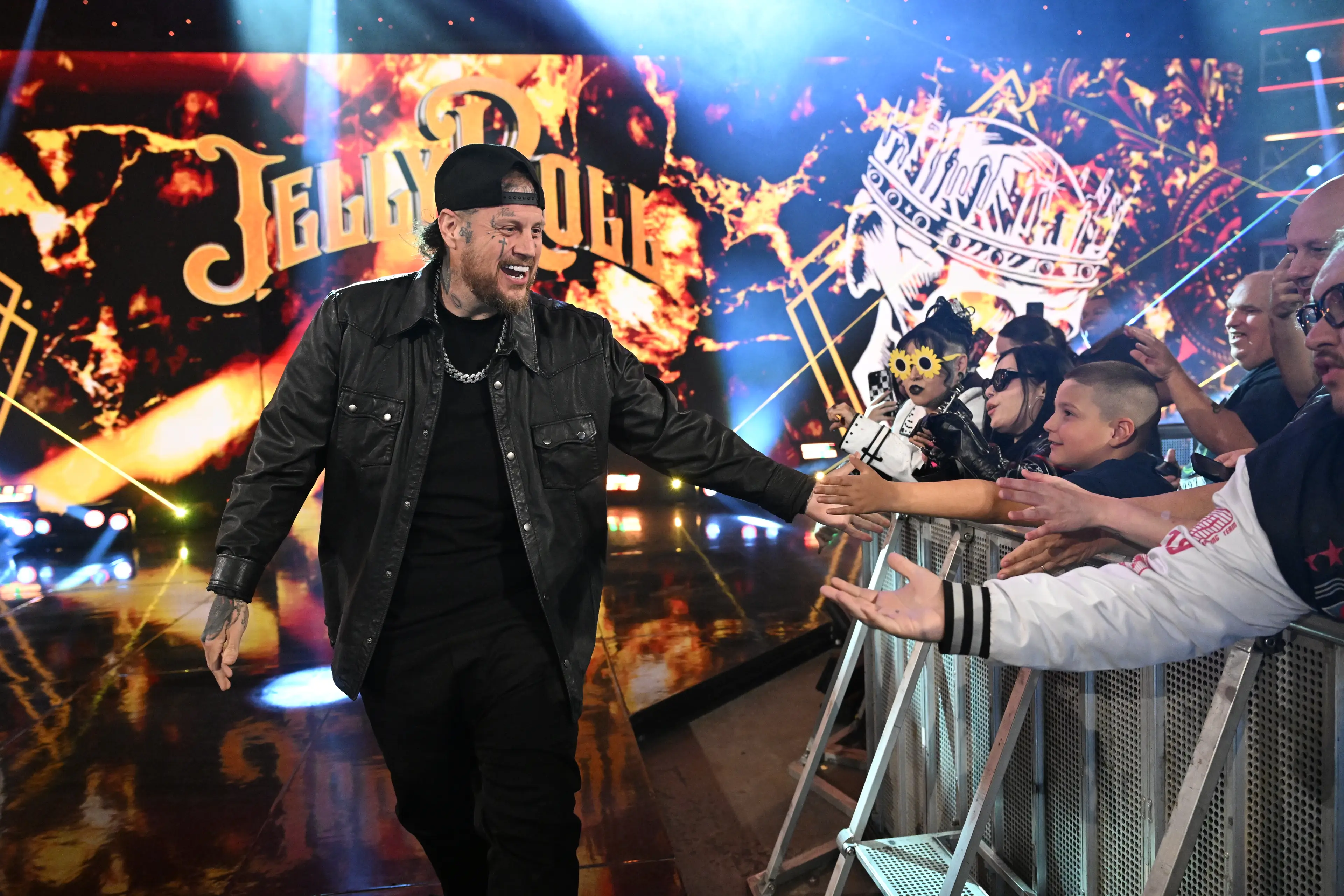 The star has appeared in various WWE segments, including PLE matches (Michael Marques/WWE via Getty Images)