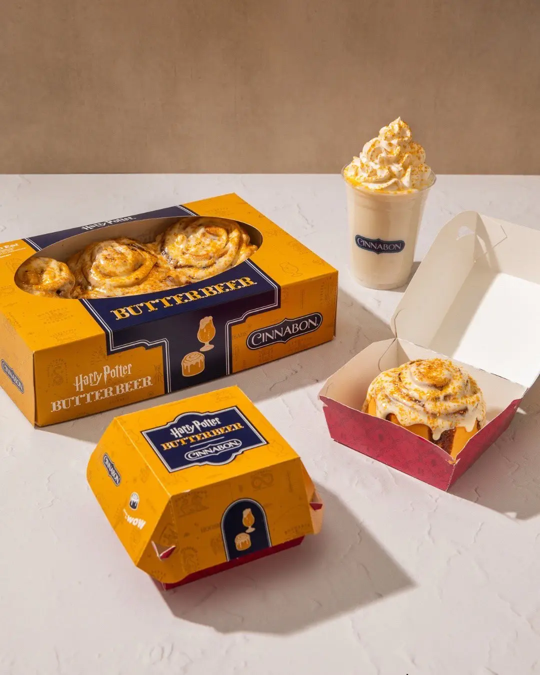 The Harry Potter x Cinnabon collection has arrived in the United States (Cinnabon)