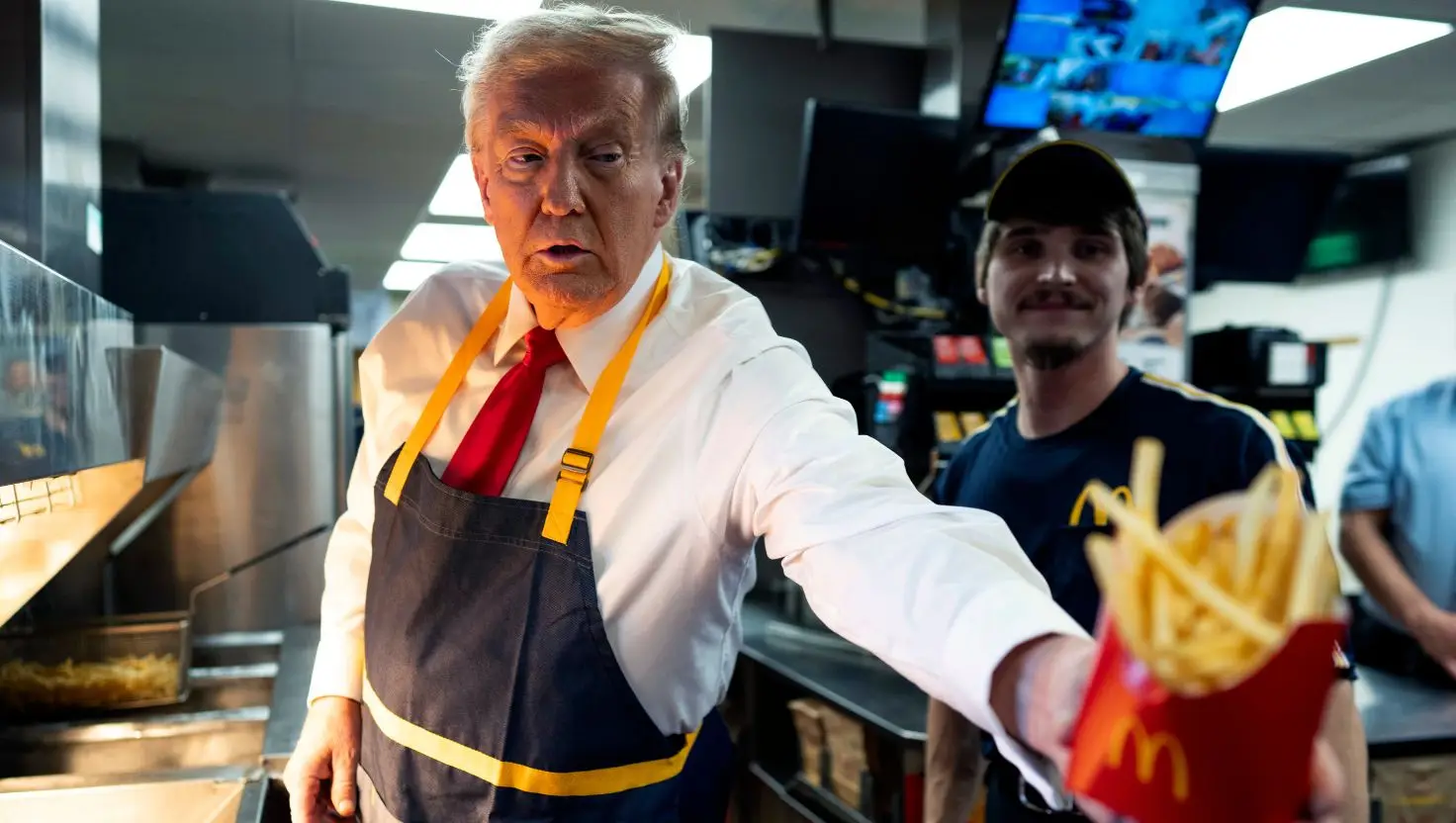 President Donald Trump is a big fan of McDonald's and fast food (Doug Mills-Pool/Getty Images)