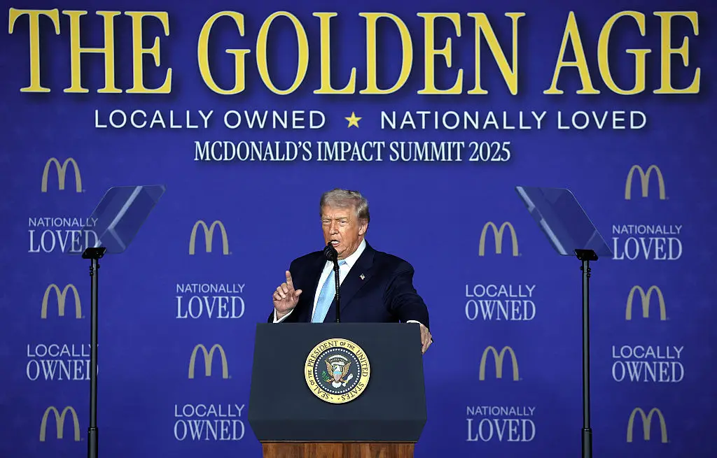 Trump spoke to McDonald's executives earlier this week (Win McNamee/Getty Images)
