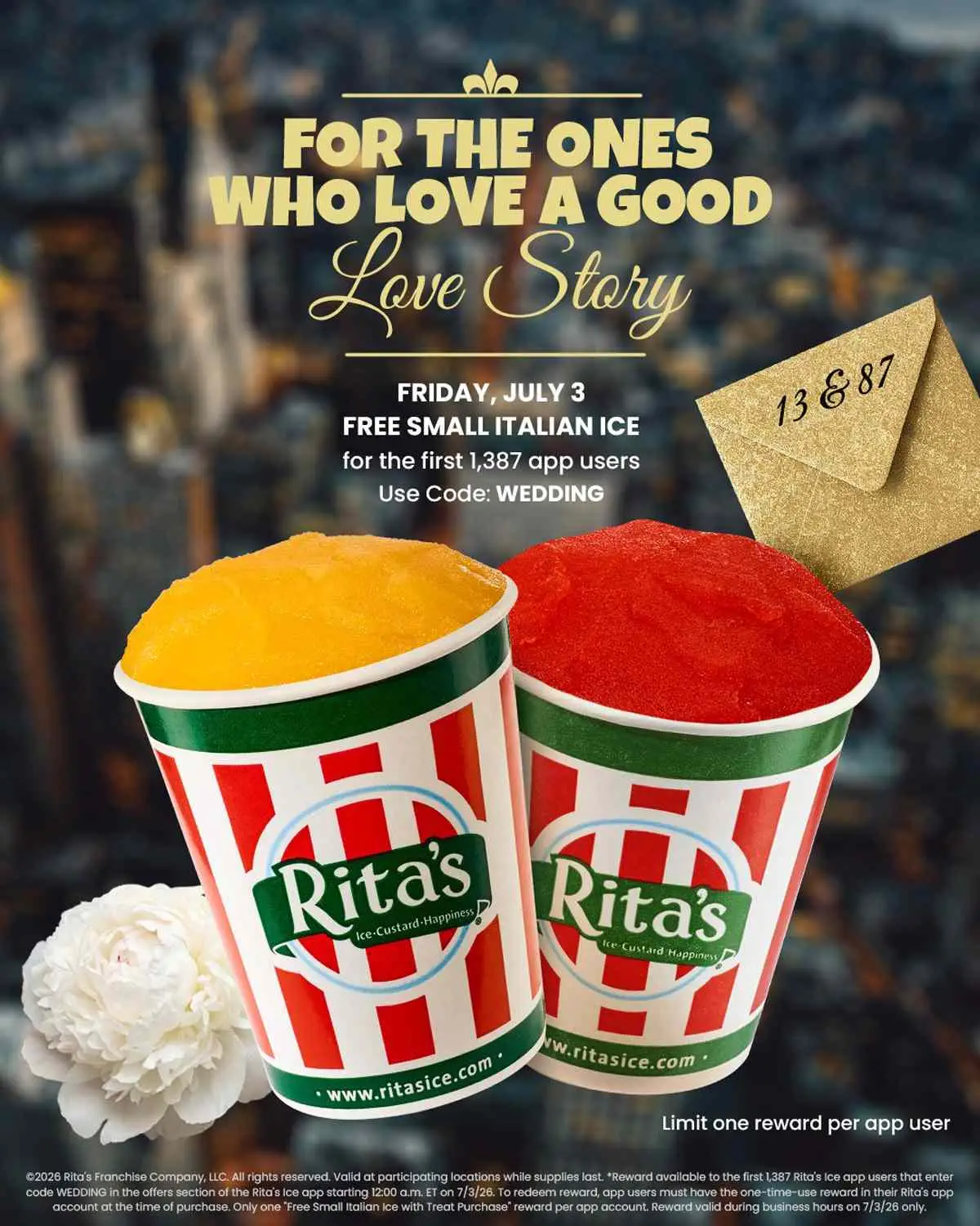 A New York institution gave away free dessert to Swifties (Rita's)