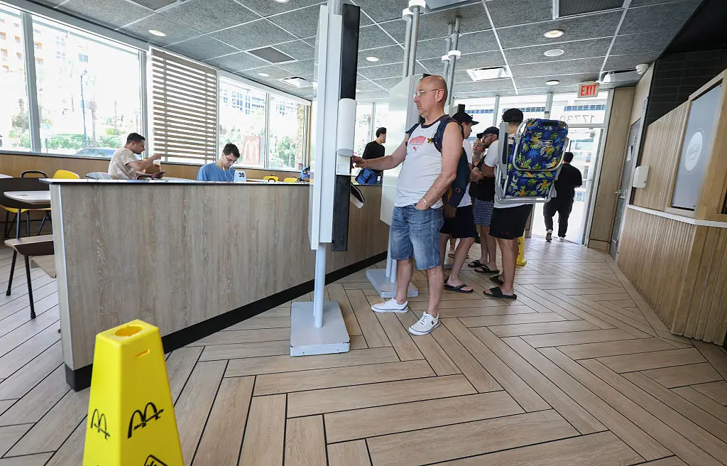 Same-store sales were down year-on-year in multiple markets, but particularly in the US (Joe Raedle / Staff/Getty Images)