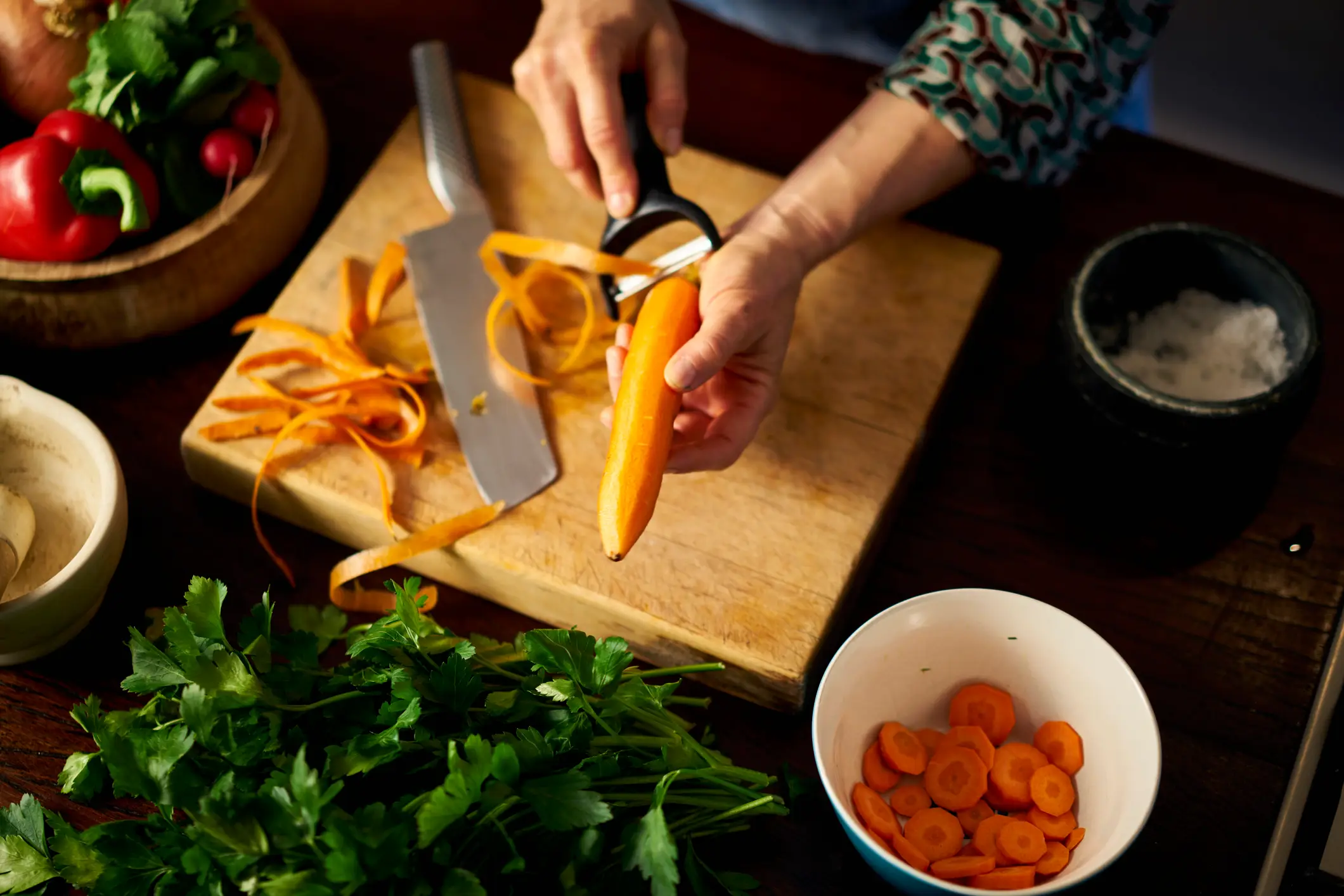 A nifty trick could spare you some peeling time (Lambert And Young/Getty Images)