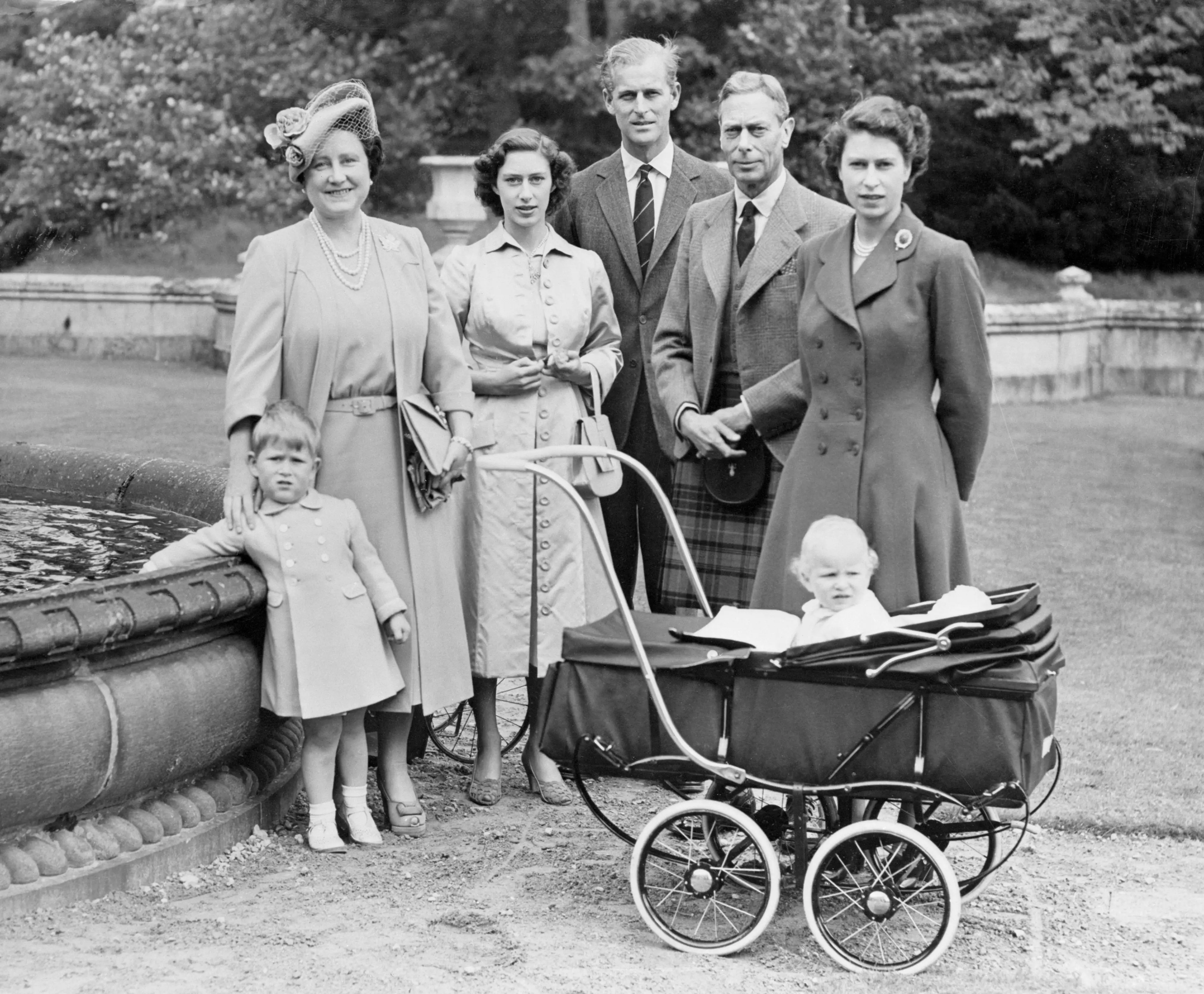 The al fresco meals were a joint effort with Prince Philip (centre) opting to create dishes from local produce (Getty Images)