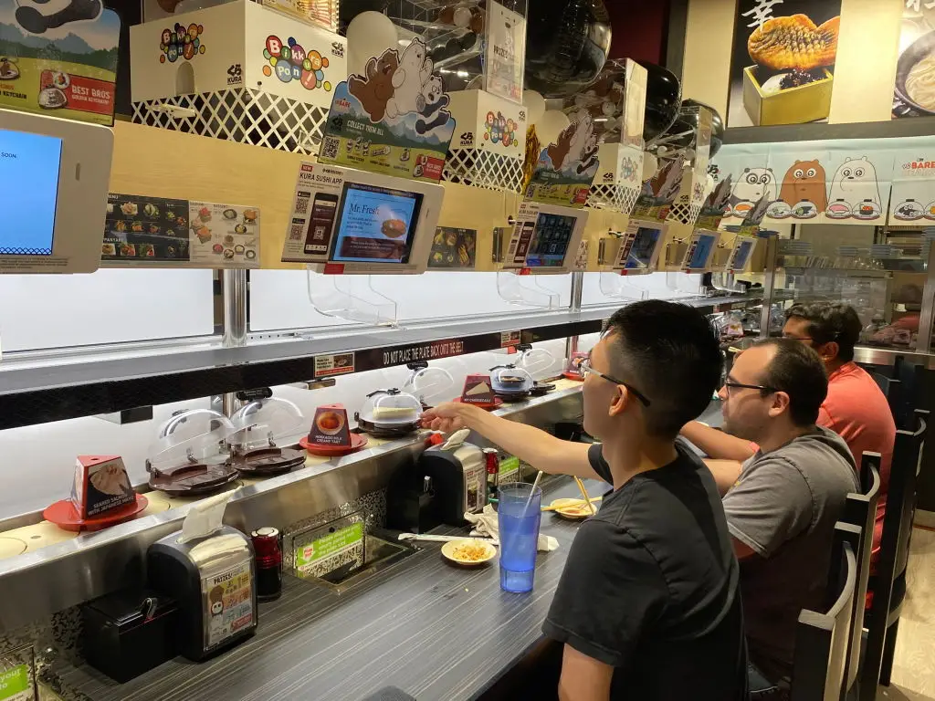 Kura Sushi is popular with fans thanks to the conveyor belt (Photo by Andi Berlin/Newsday RM via Getty Images)