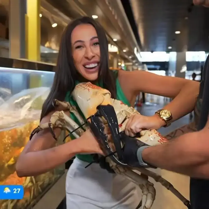Haynes said she stayed calm for the cameras, but that she was freaking out after the broadcast (Nine Network)