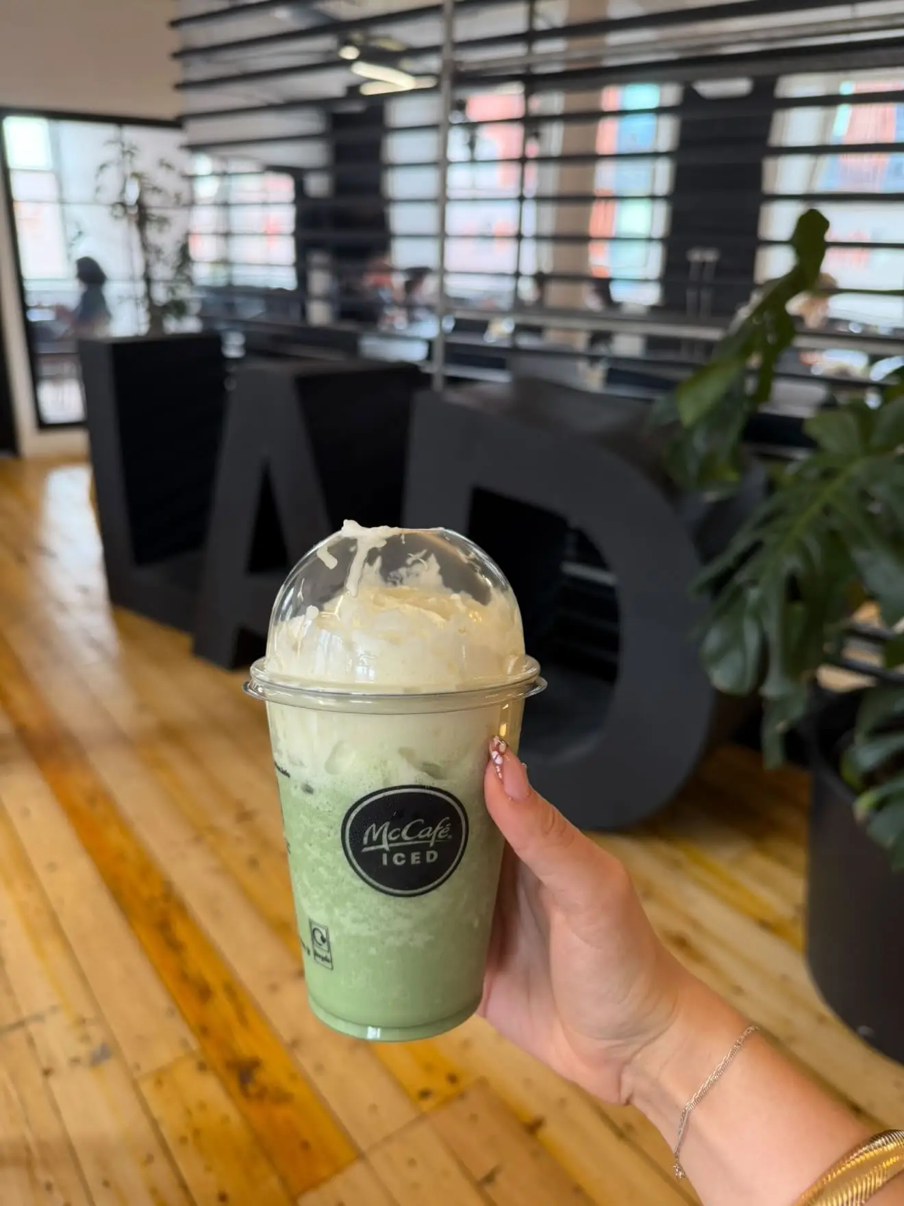 The new Vanilla Matcha Frappé proved divisive (LADbible Group)