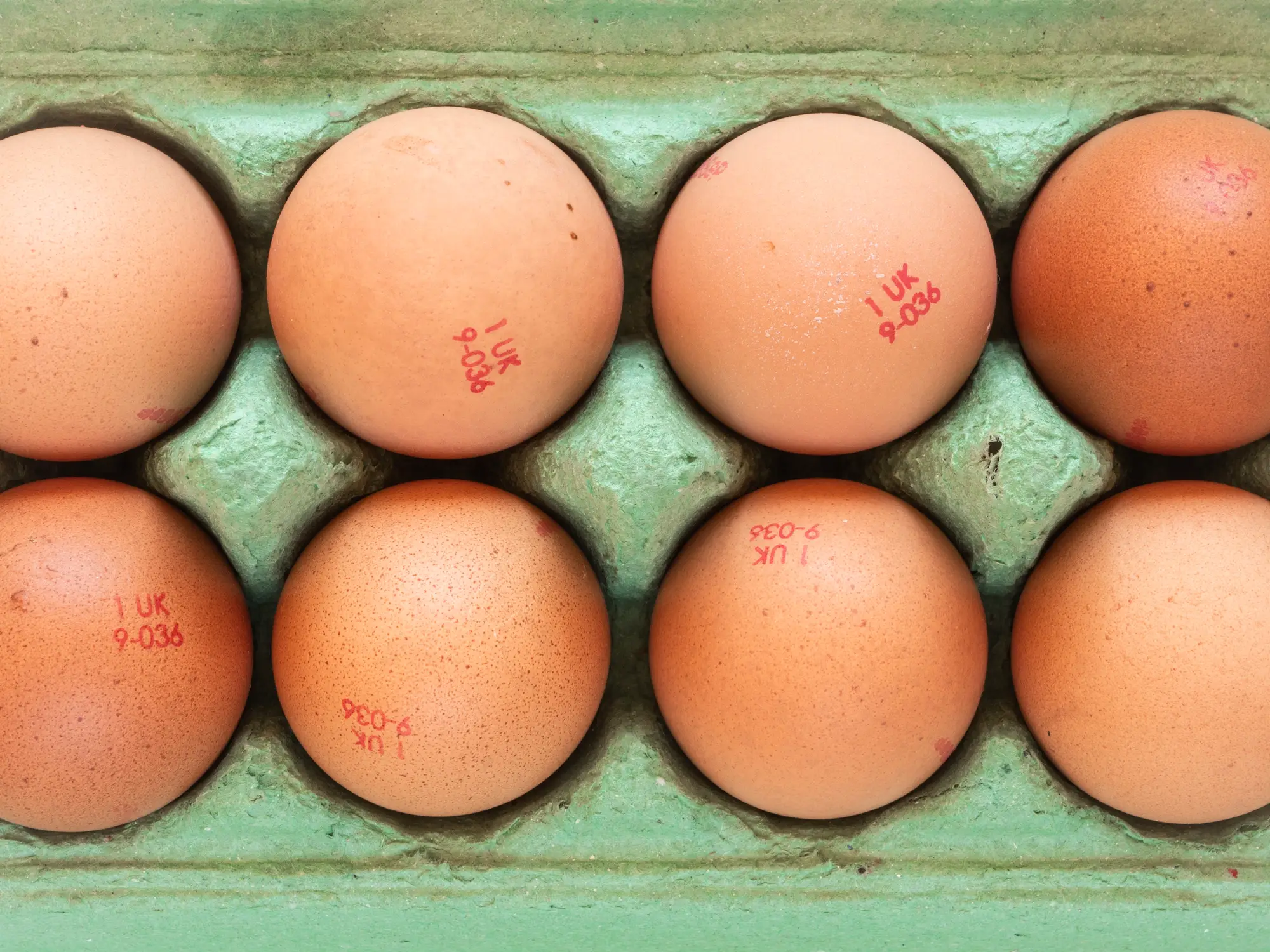 Consumers are advised to check the individual stamp on each egg as the packaging may have been changed (Getty Stock)