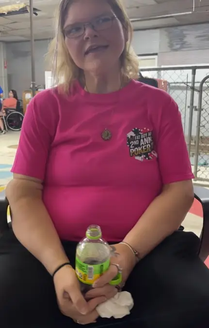 Tammy, pictured here in August 2025, has lost hundreds of pounds since starting her journey (Tammy L Slaton/TikTok)