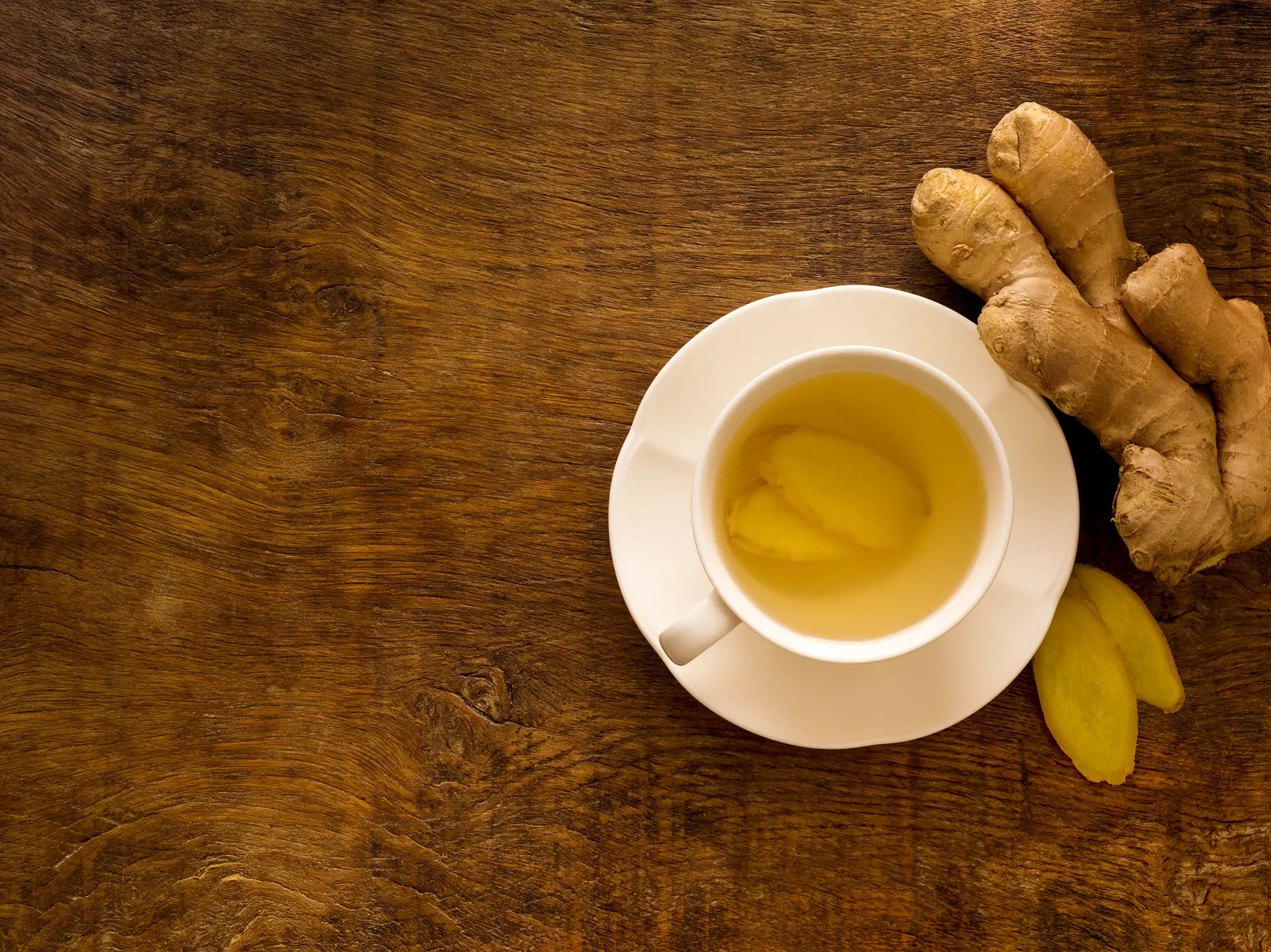 Ginger tea is great for aiding digestion (	Science Photo Library/Getty Images)
