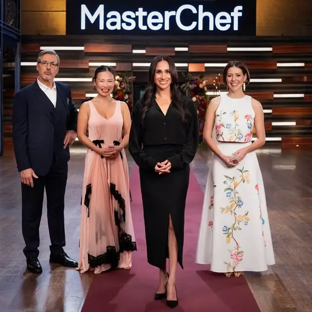 Meghan, Duchess of Sussex, has been defended following her MasterChef Australia role (Channel 10)