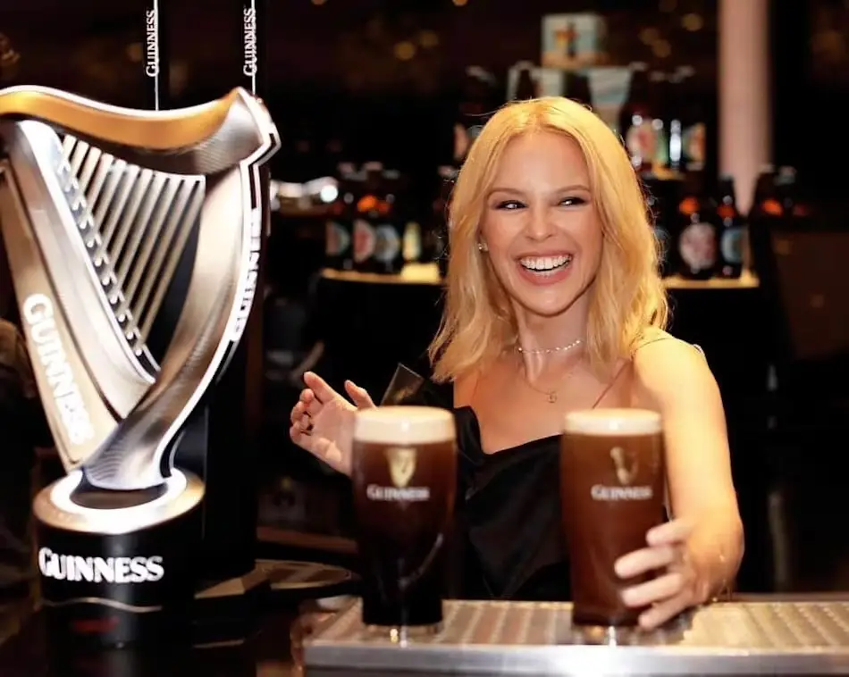 Kylie Minogue visited the Guinness Storehouse in 2018 (Guinness Storehouse)