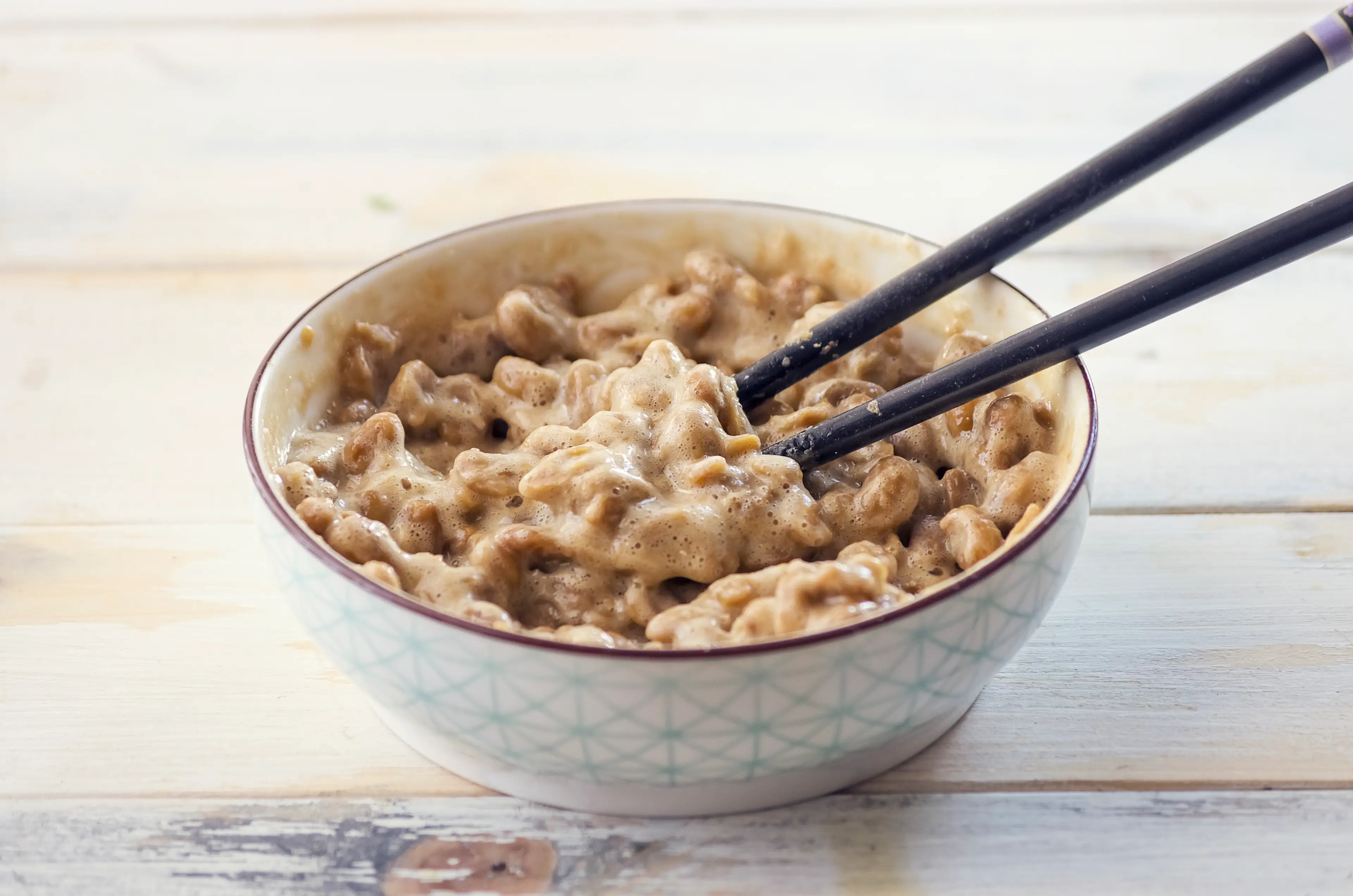 Natto is usually eaten with breakfast and is often served alongside rice (Getty Stock Image)