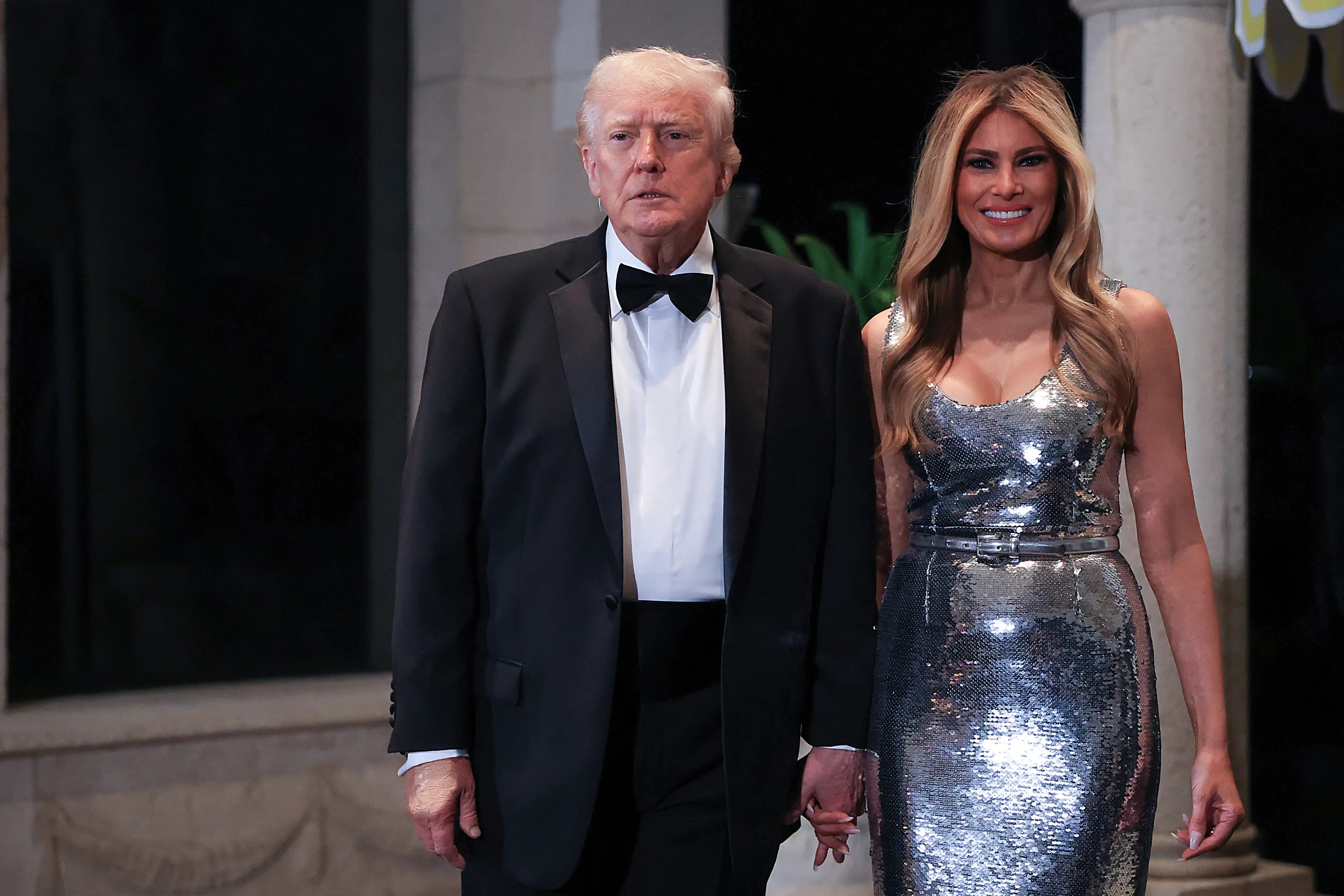 The Trumps preside over the White House kitchen as the current First Family (Joe Raedle/Getty Images)