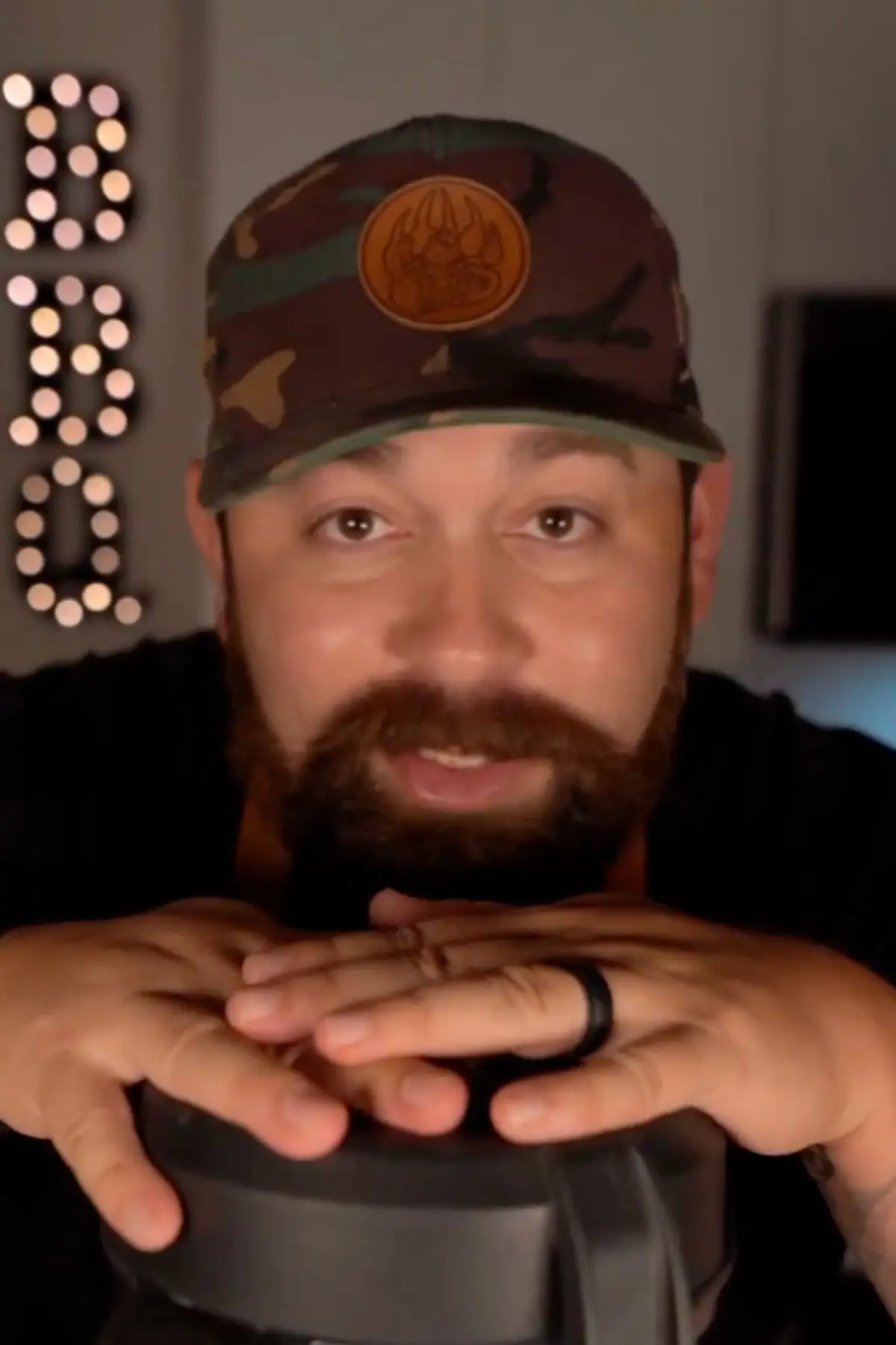 The social media star leaves behind his wife of nine years and their six-year-old daughter (Instagram/@foodwithbearhands)