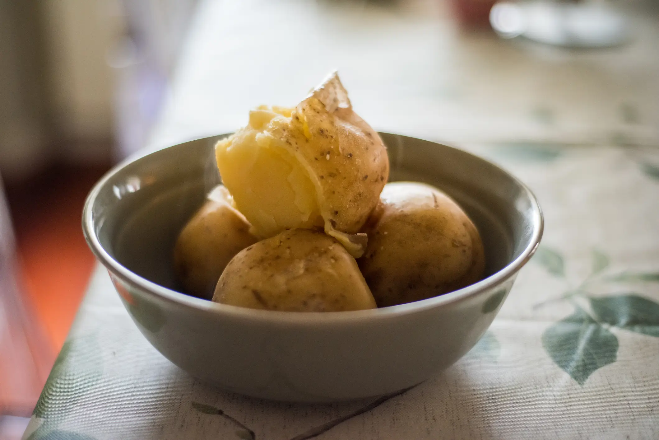 Once potatoes have been boiled, the skin easily peels away (Sergio Amiti/Getty Images)