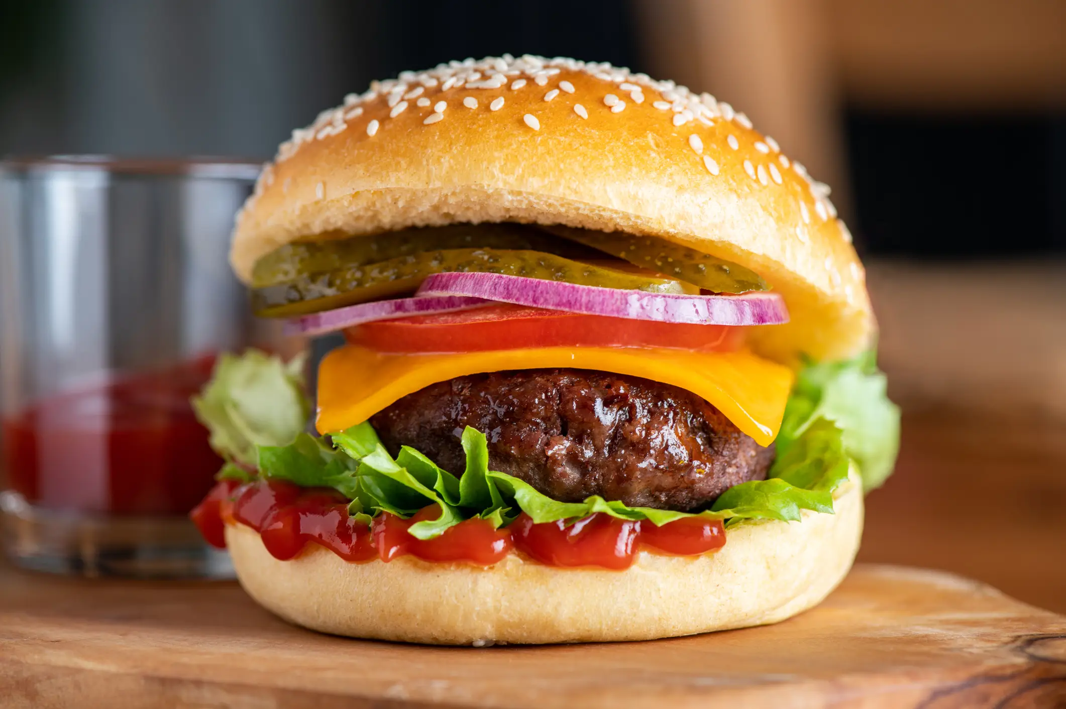A well-stacked burger (Anna Denisova/Getty Images)