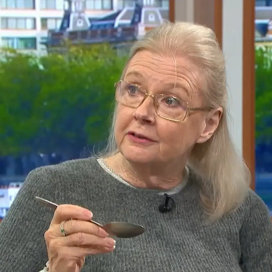 Barbie demonstrating how she could even cook an egg with a spoon whilst in her Afghanistan prison (ITV)