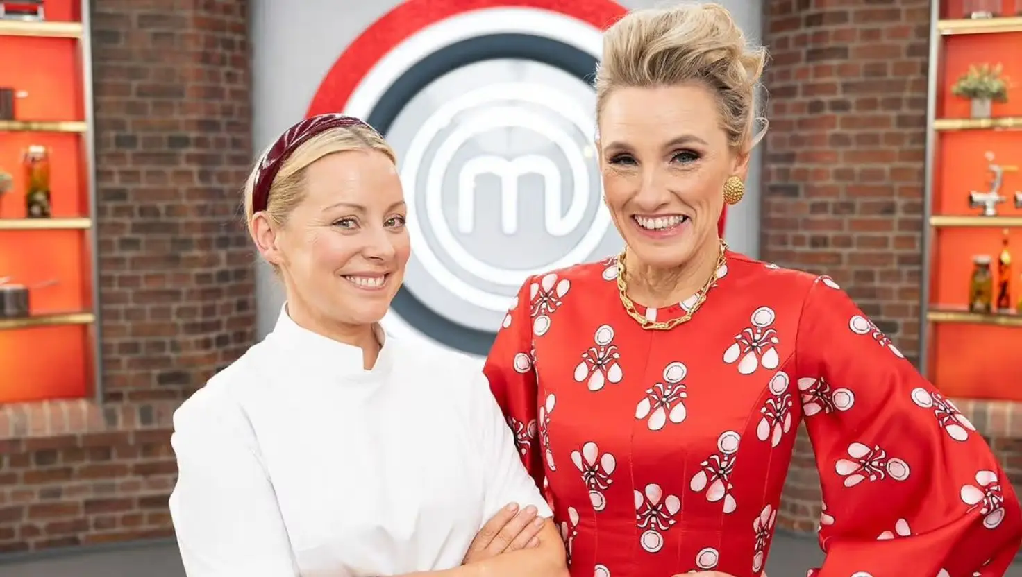 Anna Haugh (left) and Grace Dent (right) have replaced Wallace and John Torode (BBC)