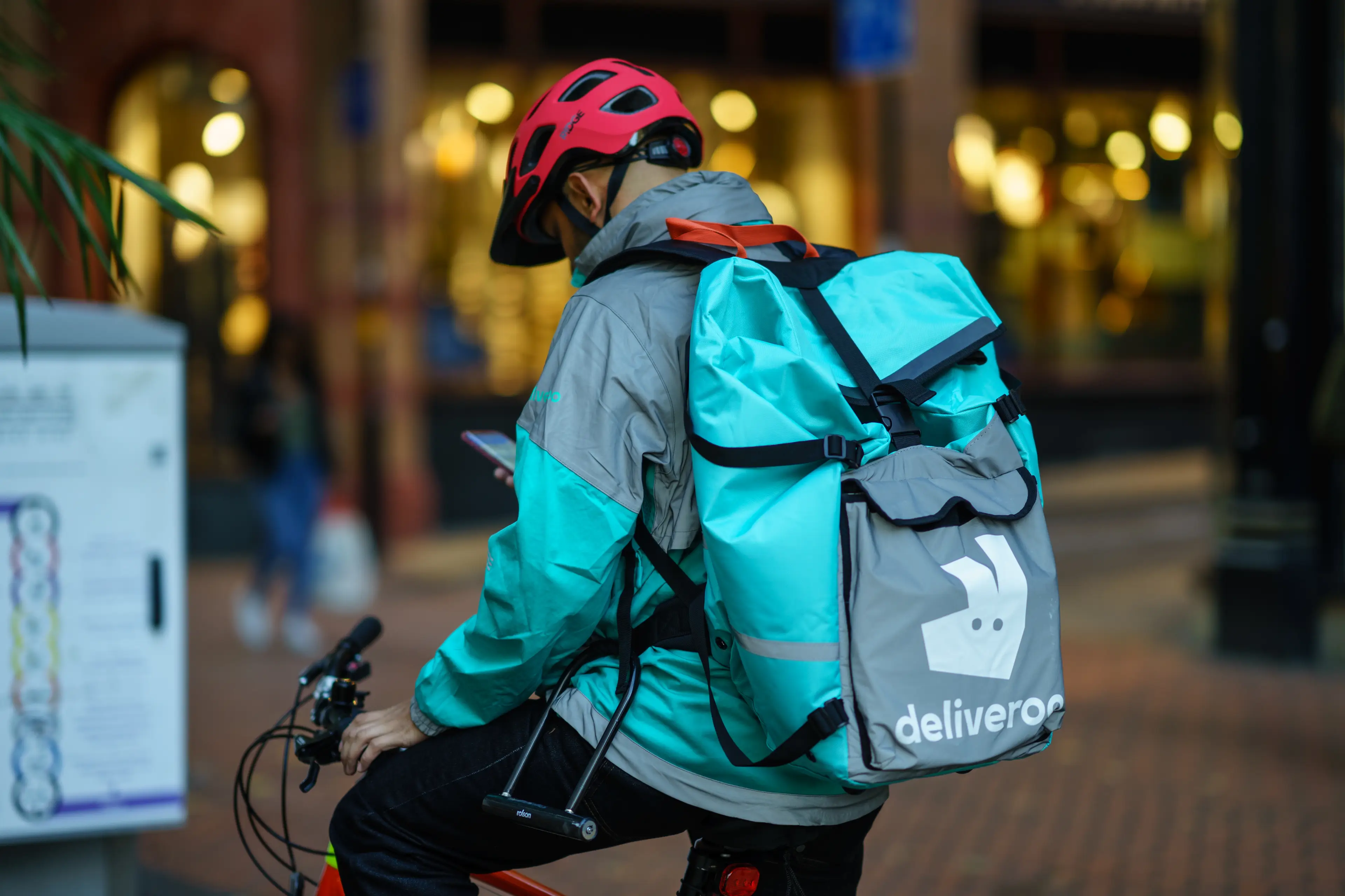 Many Deliveroo drivers used e-bikes to increase their speed (nrqemi/Getty Images)