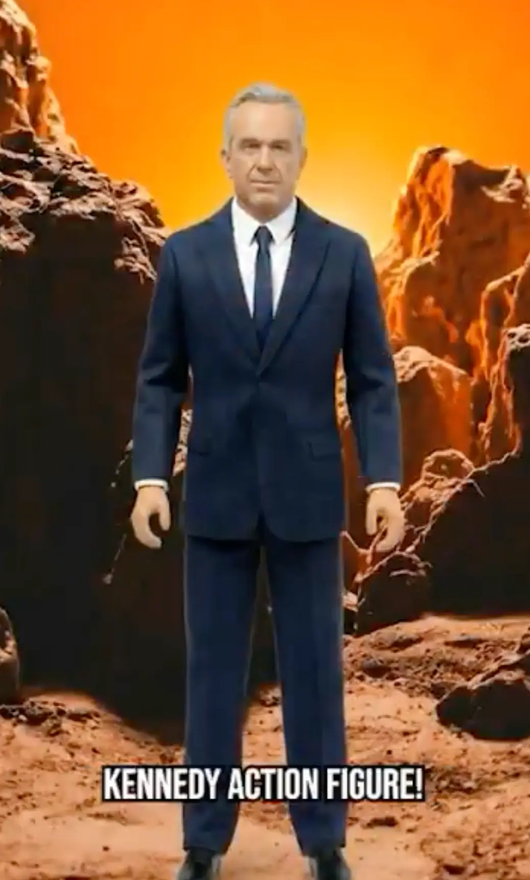 The AI-engineered video has caused controversy online (X/seckennedy)