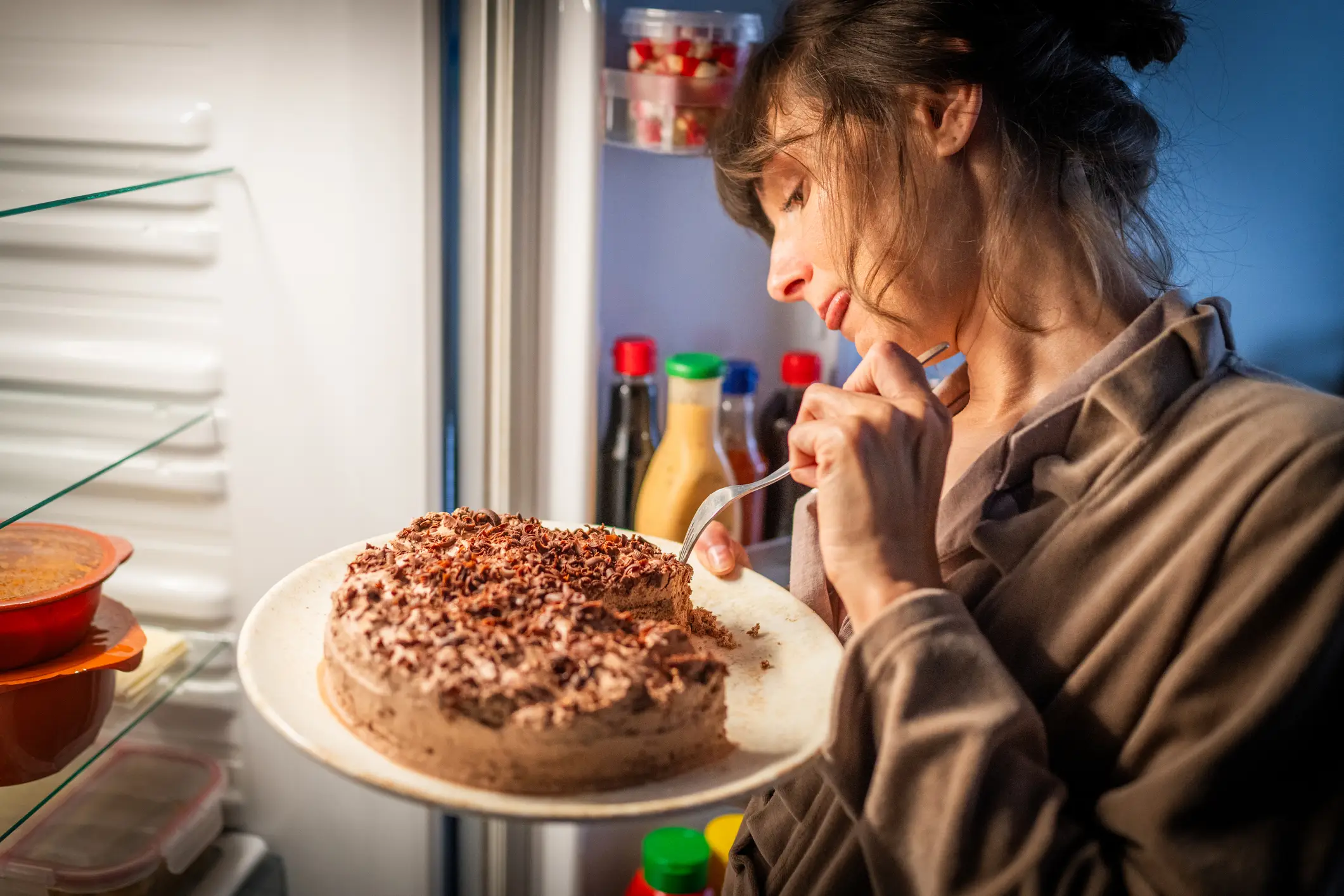 Those hunger pangs are likely a comfort thing over a calorie thing (vm/Getty Images)