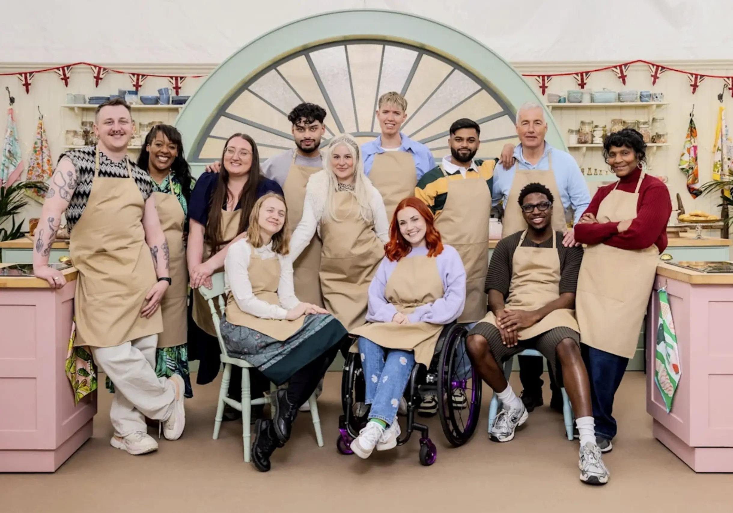 The bakers were challenged to make 30 cookies each for biscuit week (Channel 4)
